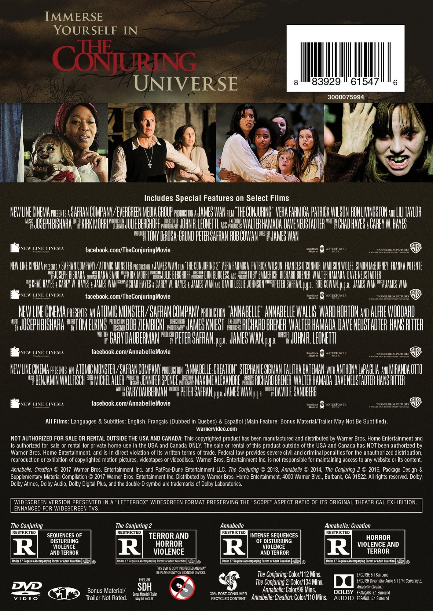 Annabelle: 4 Film Collection