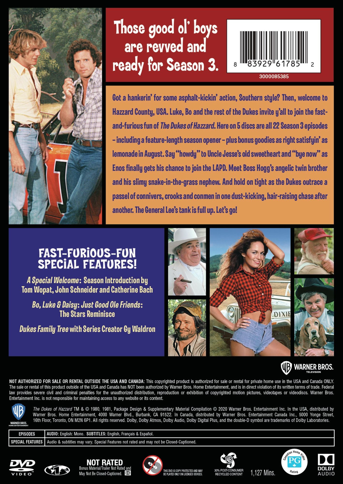 The Dukes of Hazzard: The Complete Third Season