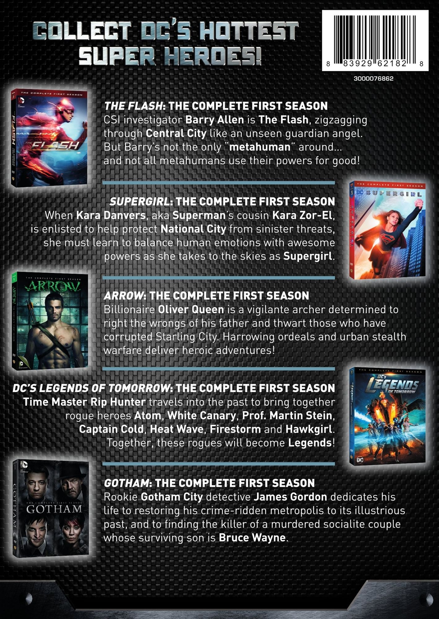 DC Mega Starter Pack: The Complete First Seasons