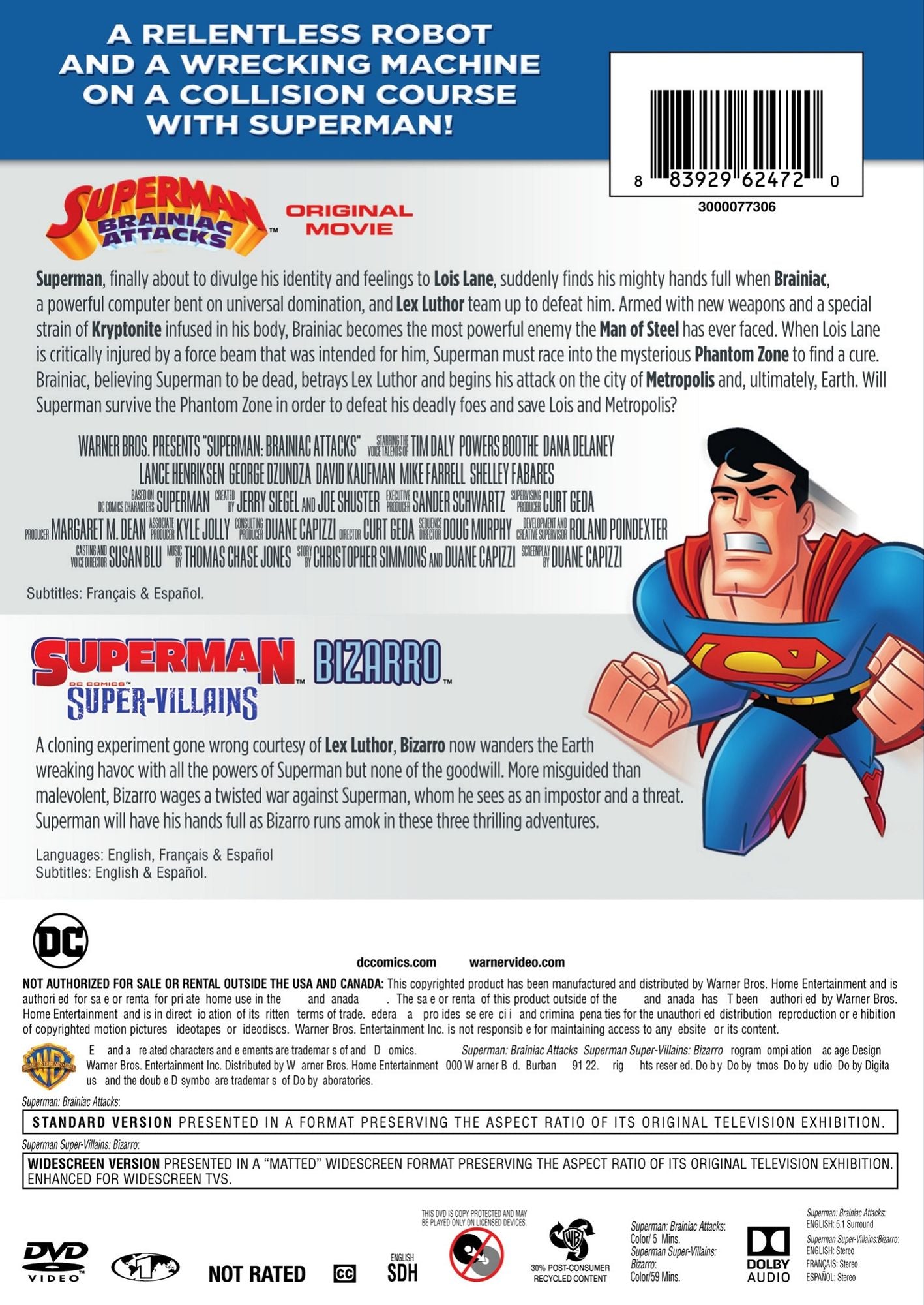 Superman: Brainiac Attacks/Super Villains: Bizarro