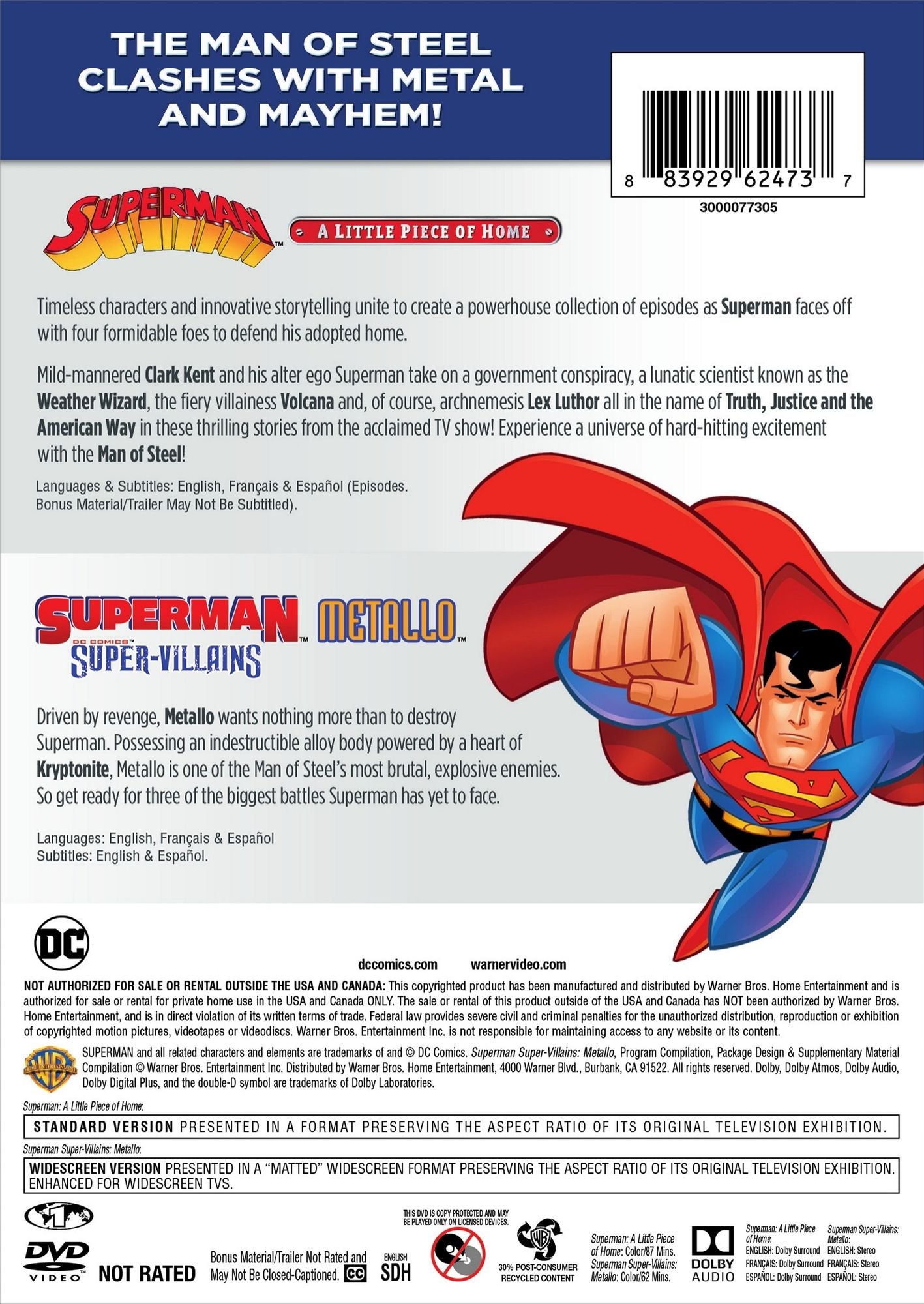 Superman: A Little Piece of Home/Superman Super Villains: Metallo