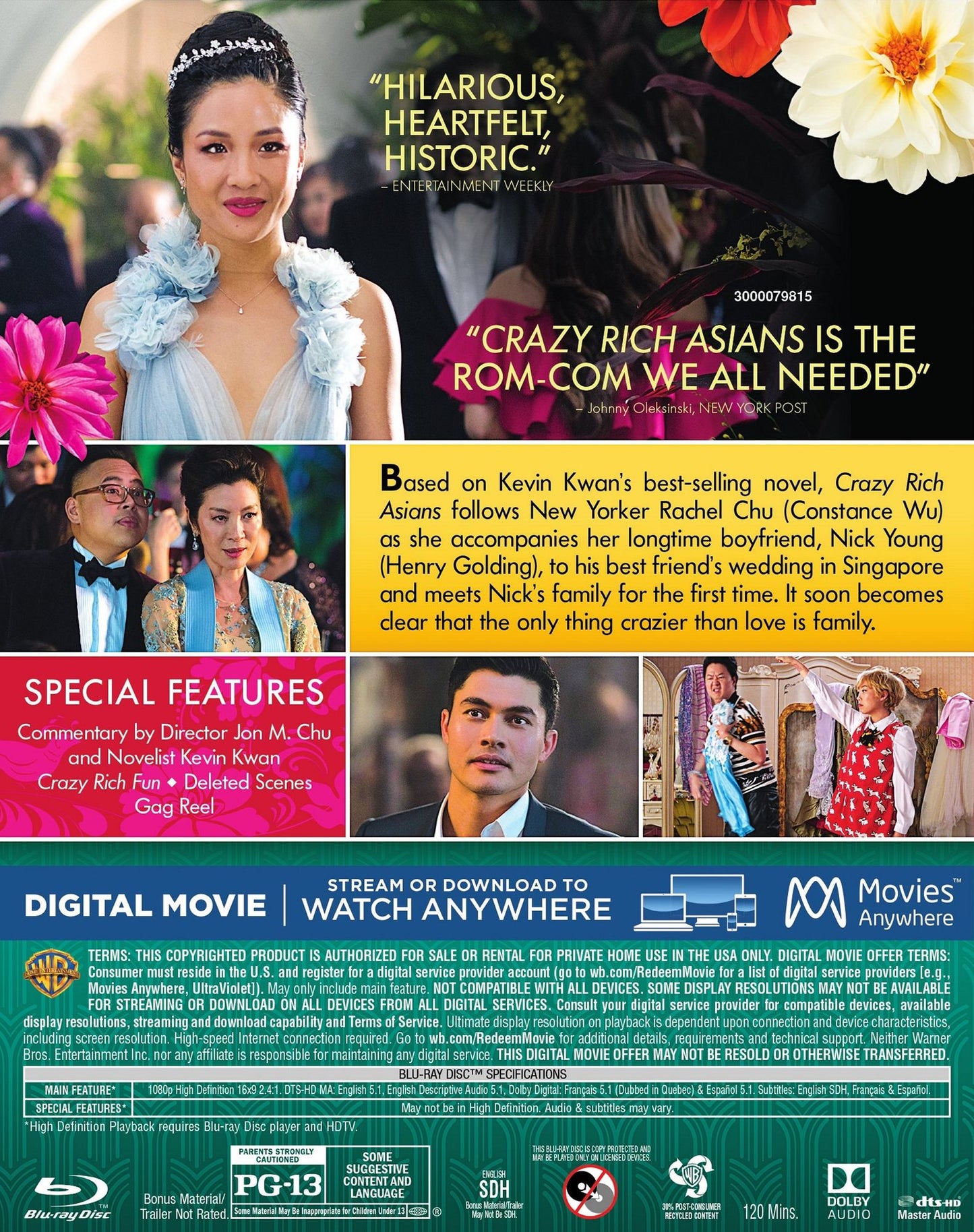 Crazy Rich Asians [Blu-ray]