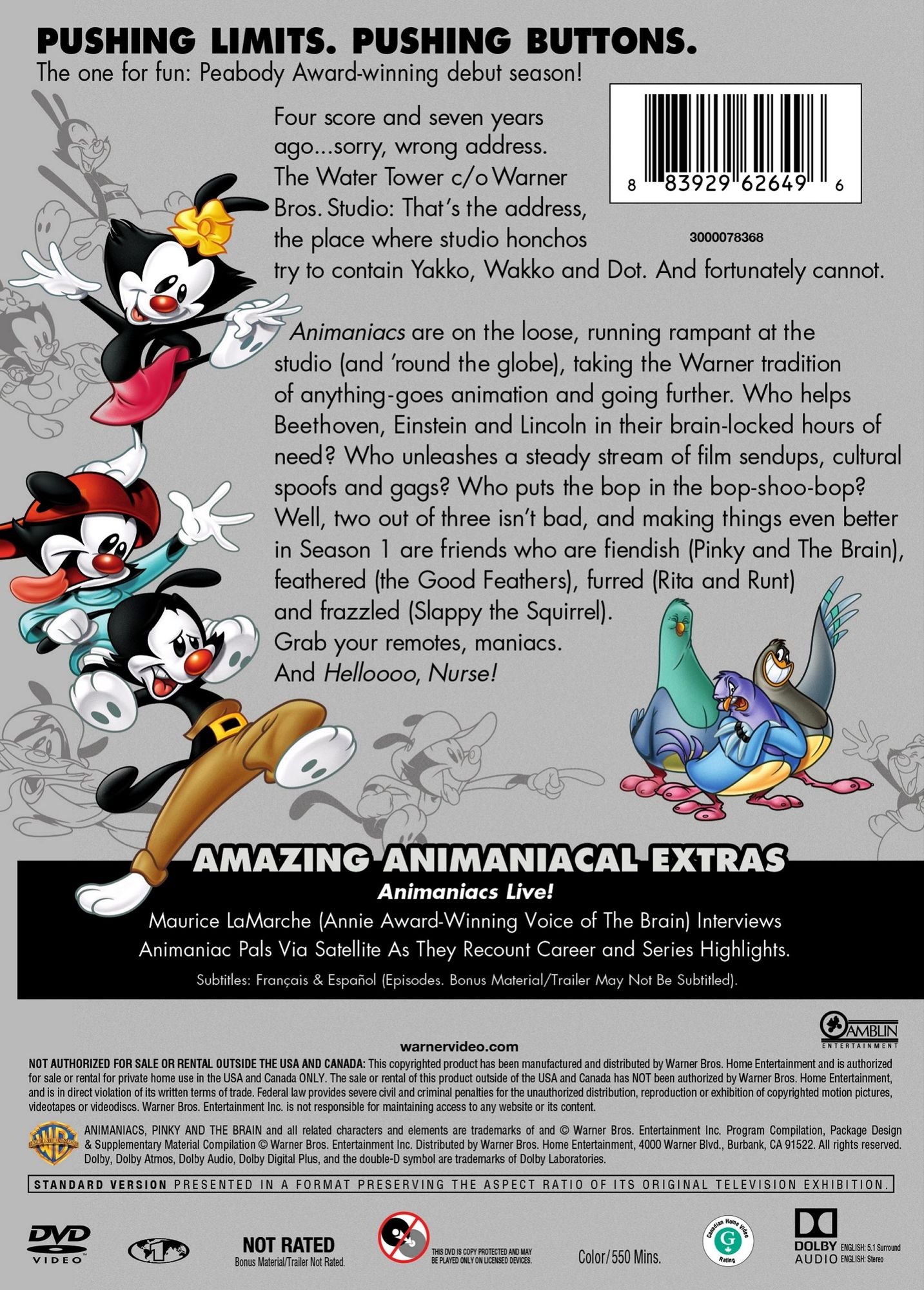 Steven Spielberg Presents Animaniacs: Vol. 1