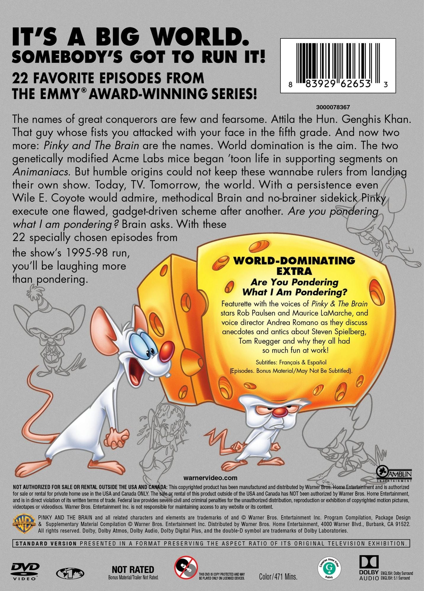 Steven Spielberg Presents Pinky and the Brain: Vol. 1