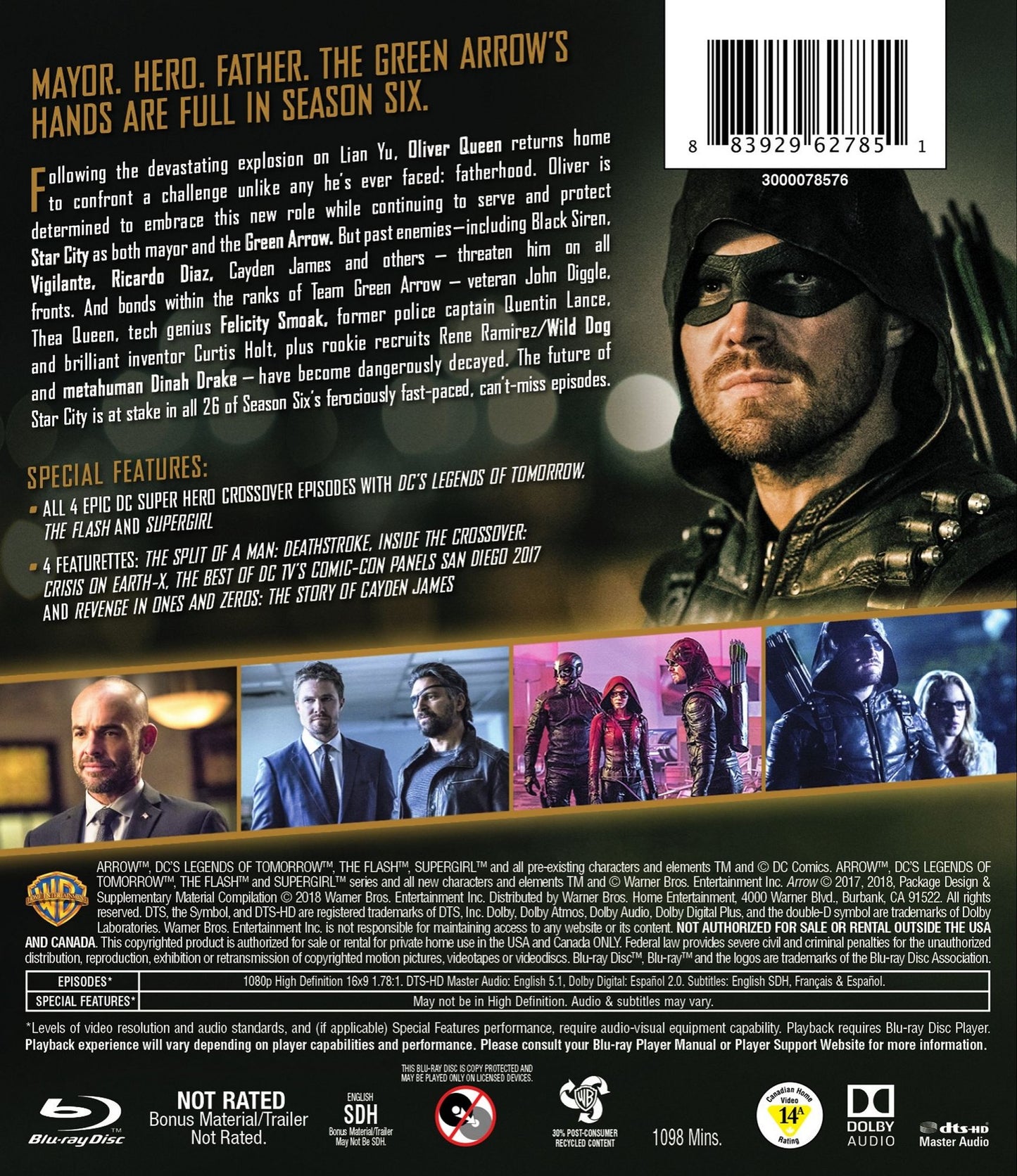 Arrow: The Complete Sixth Season [Blu-ray]