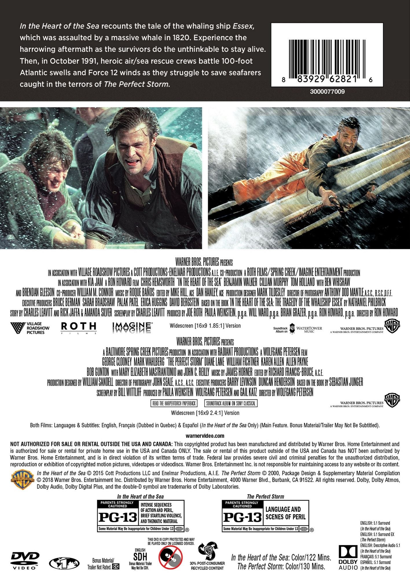In the Heart of the Sea/The Perfect Storm