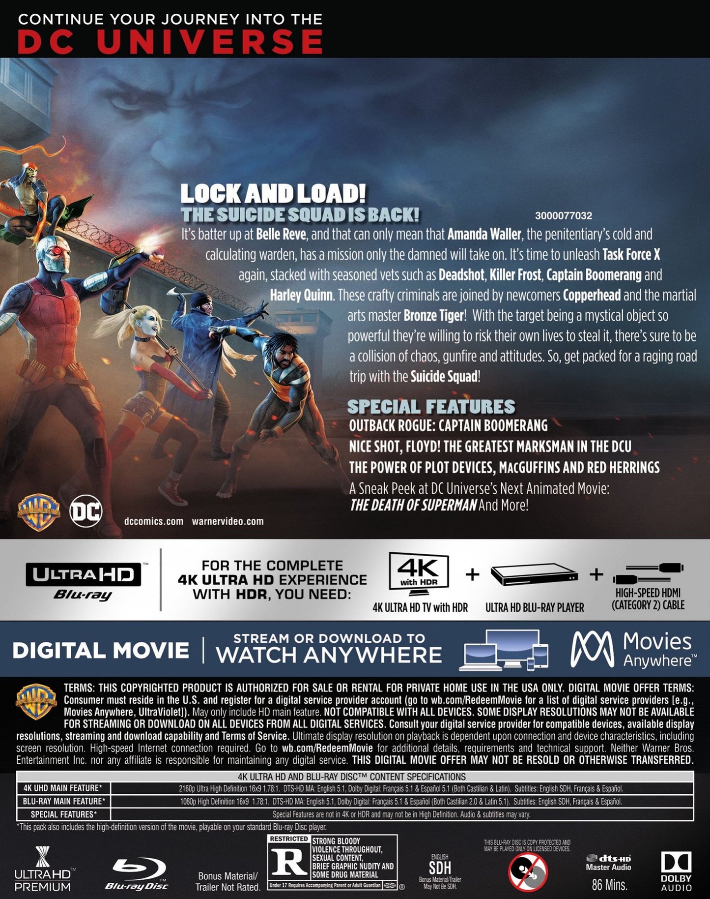 Suicide Squad: Hell to Pay [4K Ultra HD Blu-ray/Blu-ray]