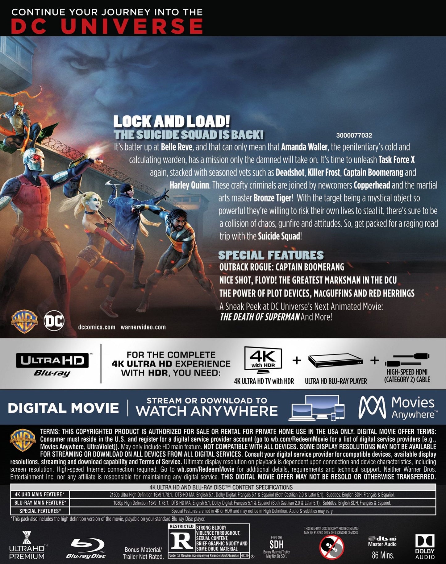 Suicide Squad: Hell to Pay [4K Ultra HD Blu-ray/Blu-ray]