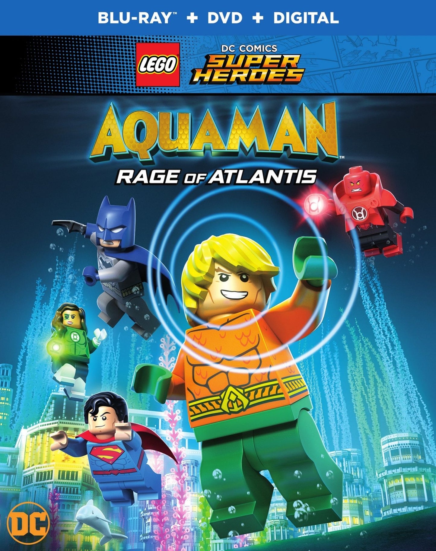 LEGO DC Super Heroes: Aquaman - Rage of Atlantis [Blu-ray]