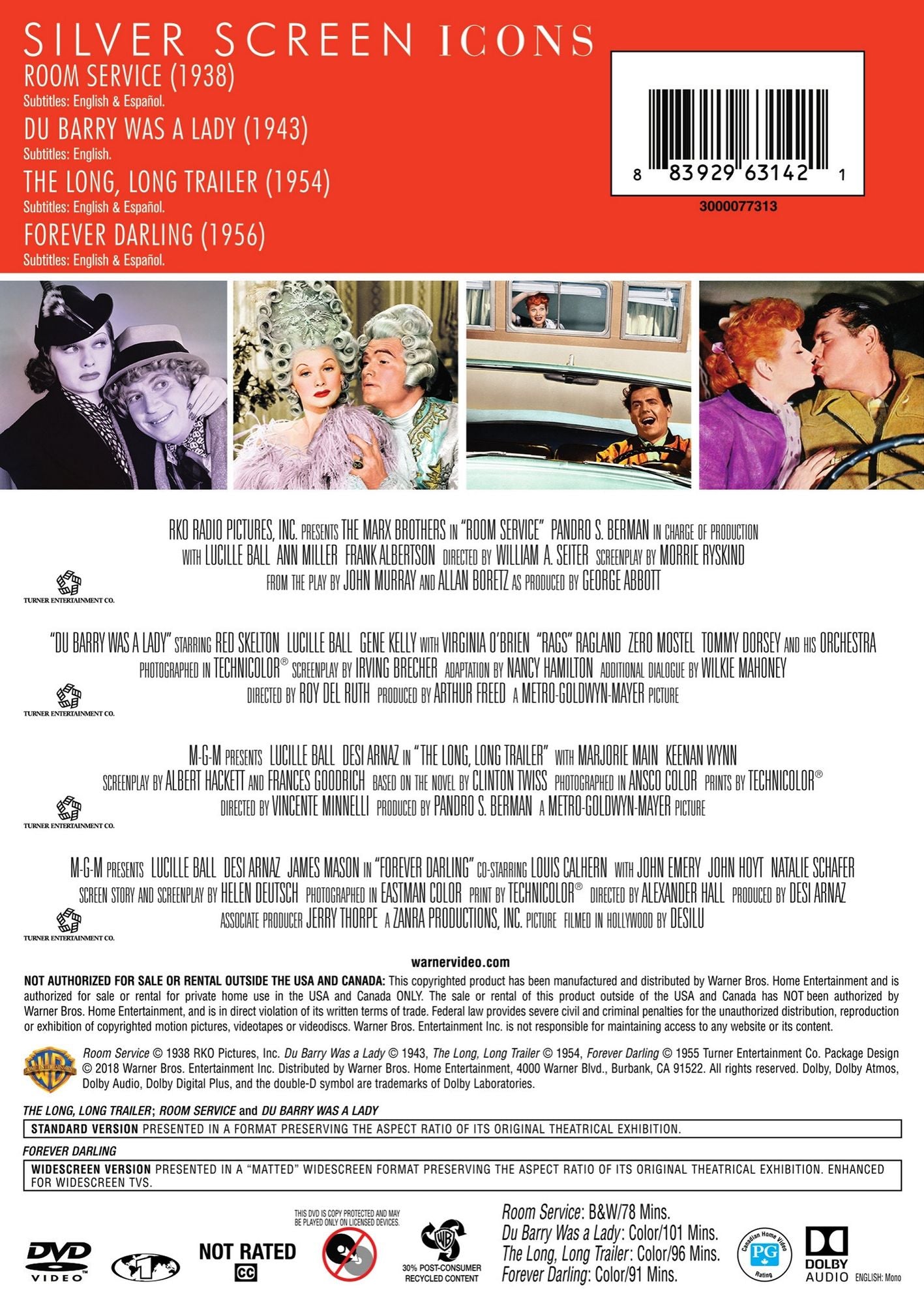 TCM Greatest Classic Legends Collection: Lucille Ball