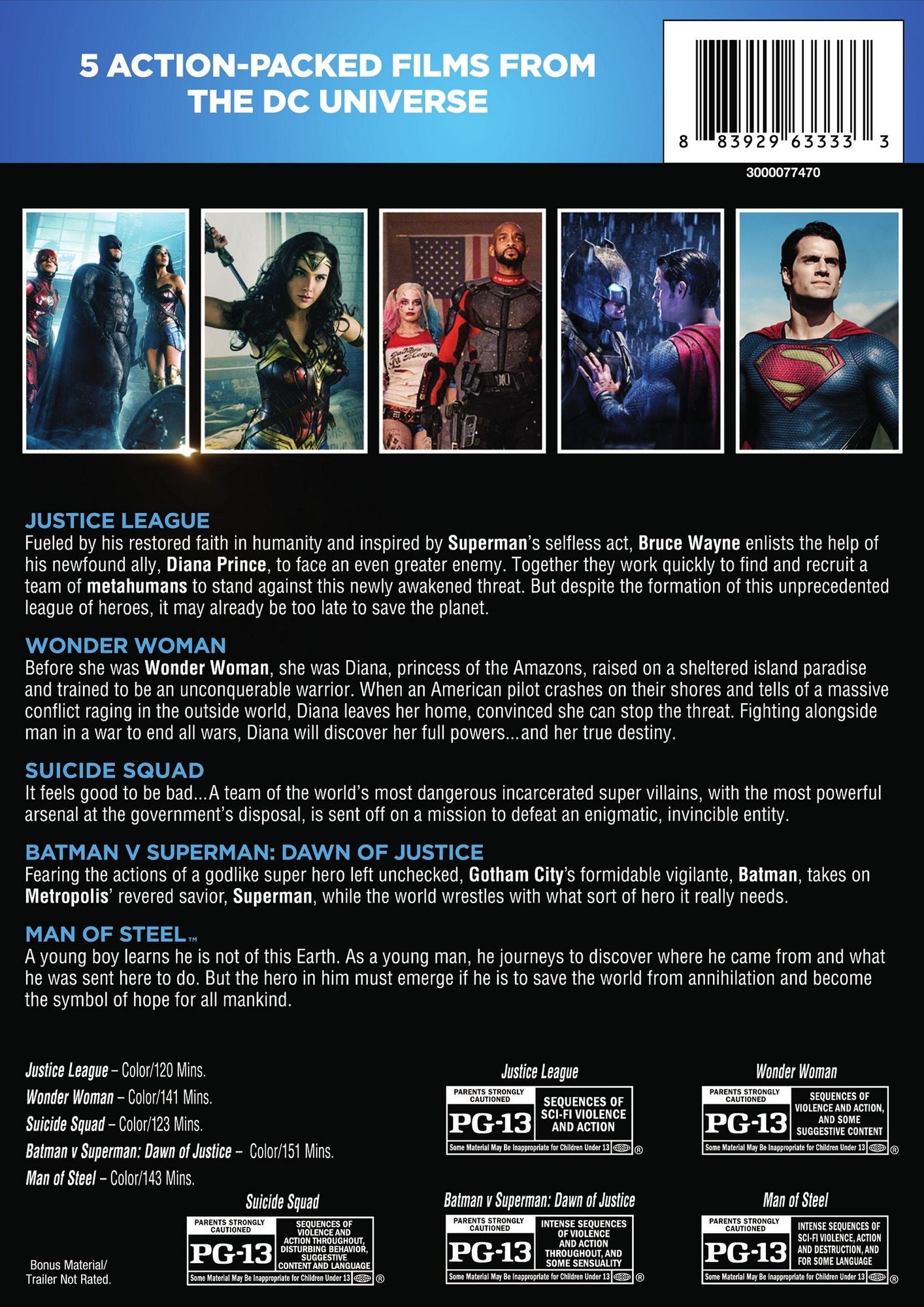 Dc 5-Film Collection