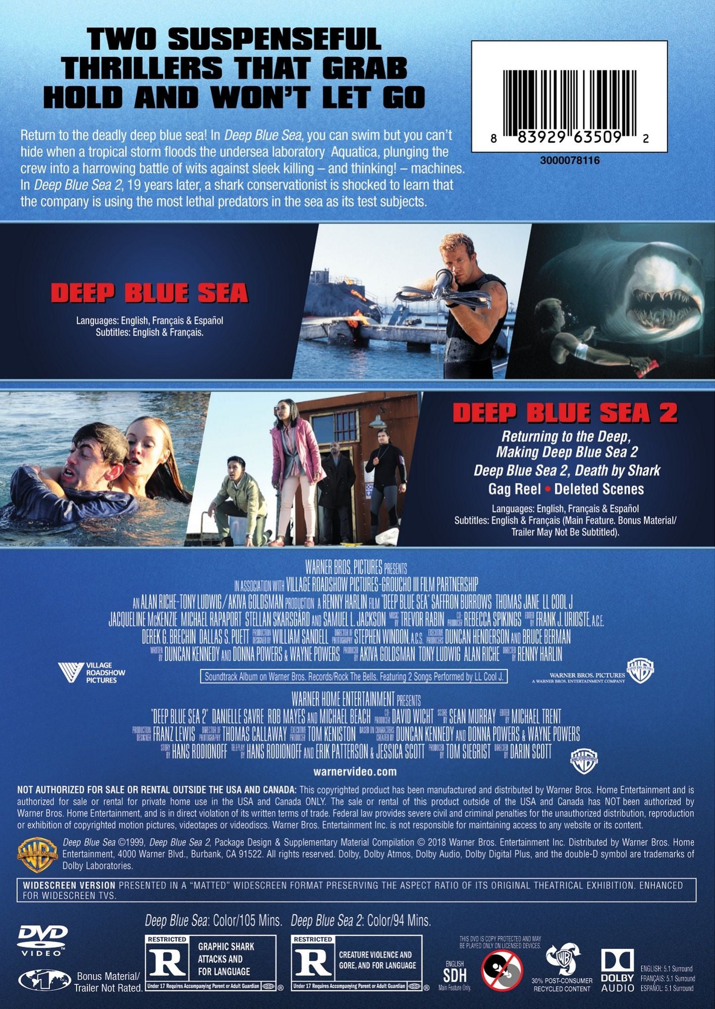 Deep Blue Sea/Deep Blue Sea 2