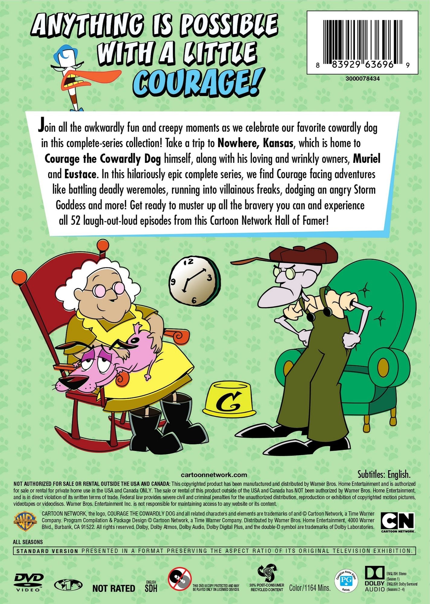 Cartoon Network Hall of Fame: Courage the Cowardly Dog - The Complete Series