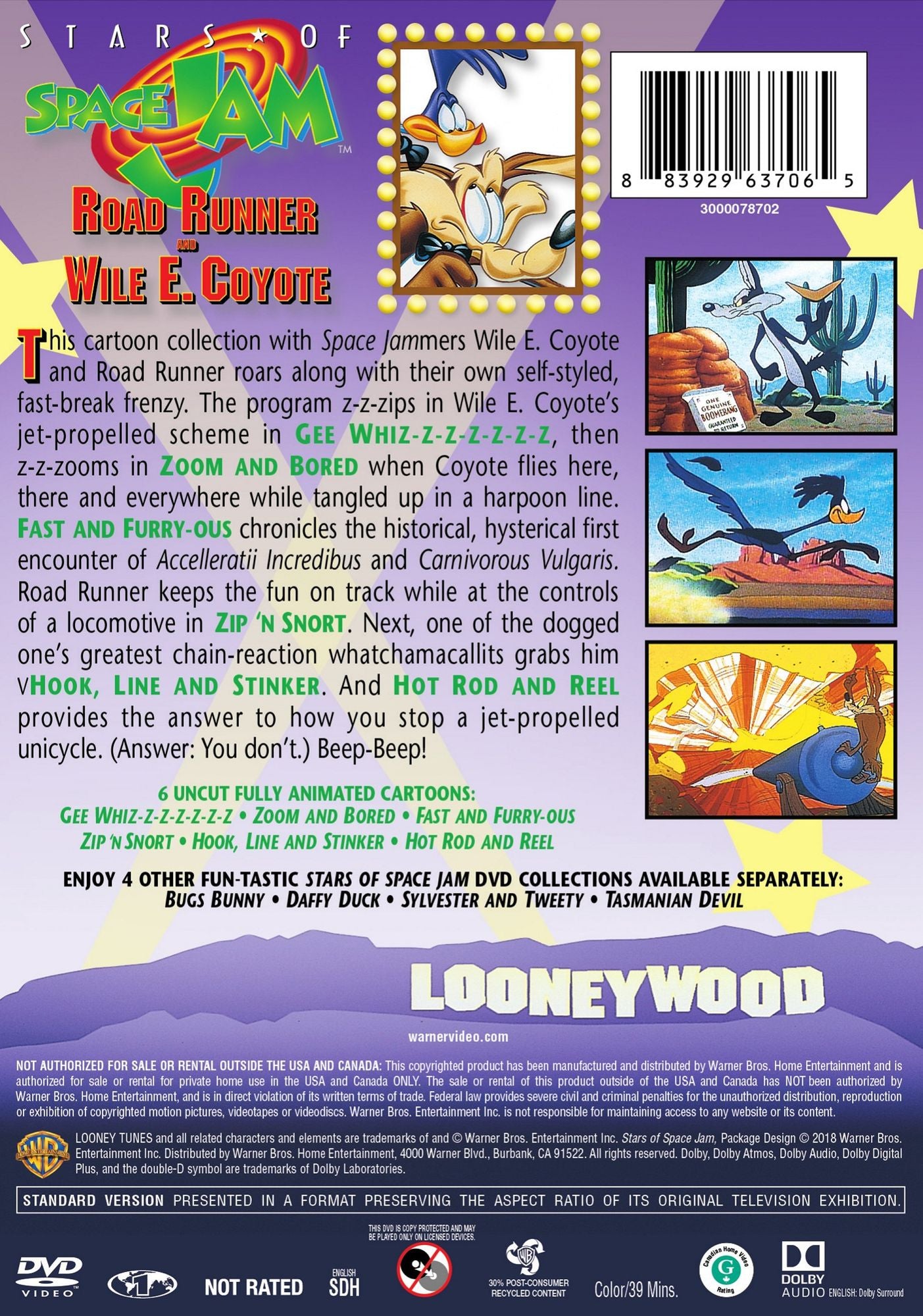 Stars of Space Jam: Road Runner and Wile E. Coyote