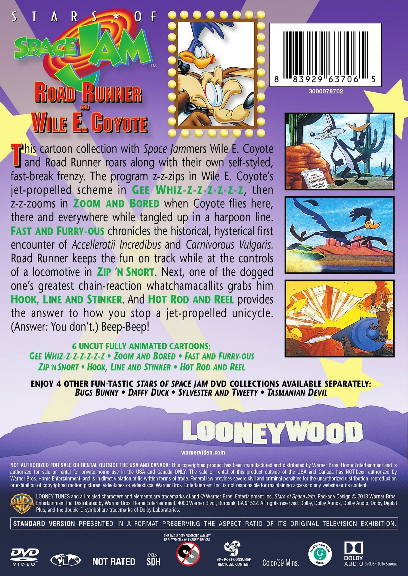 Stars of Space Jam: Road Runner and Wile E. Coyote