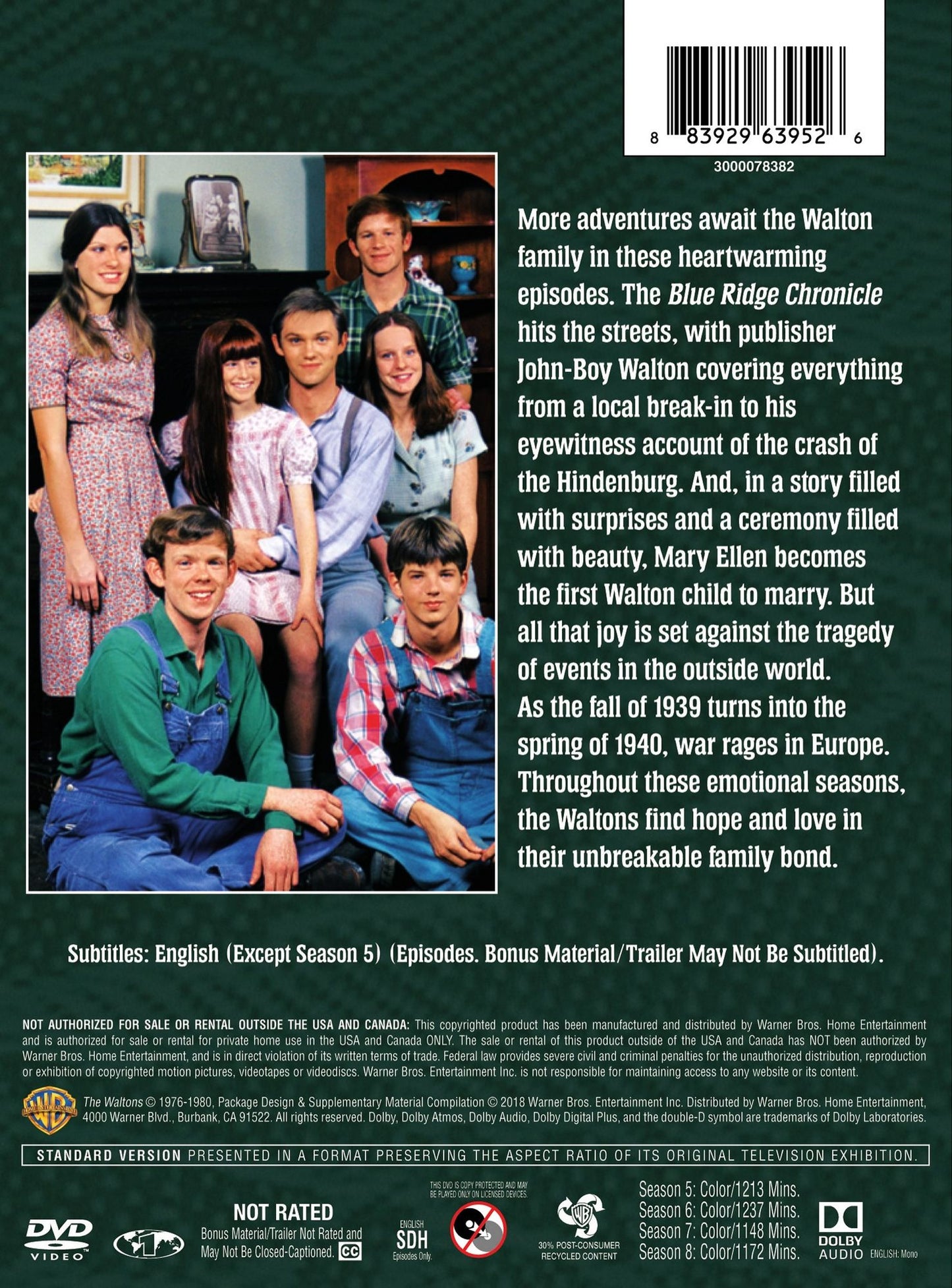 The Waltons: Seasons 5-8