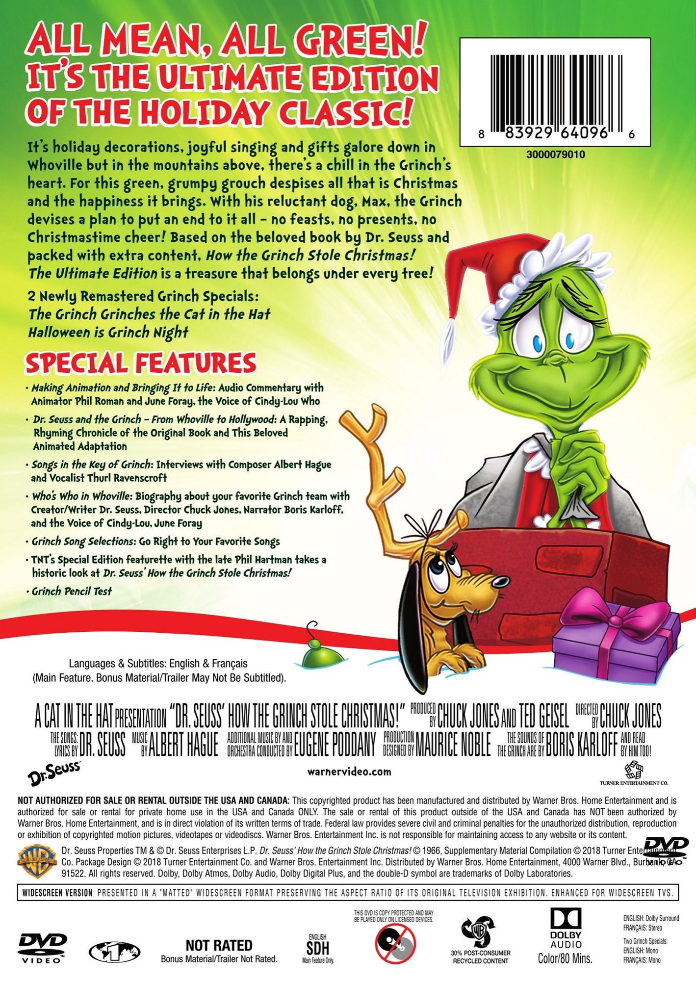 Dr. Seuss' How the Grinch Stole Christmas: The Ultimate Edition