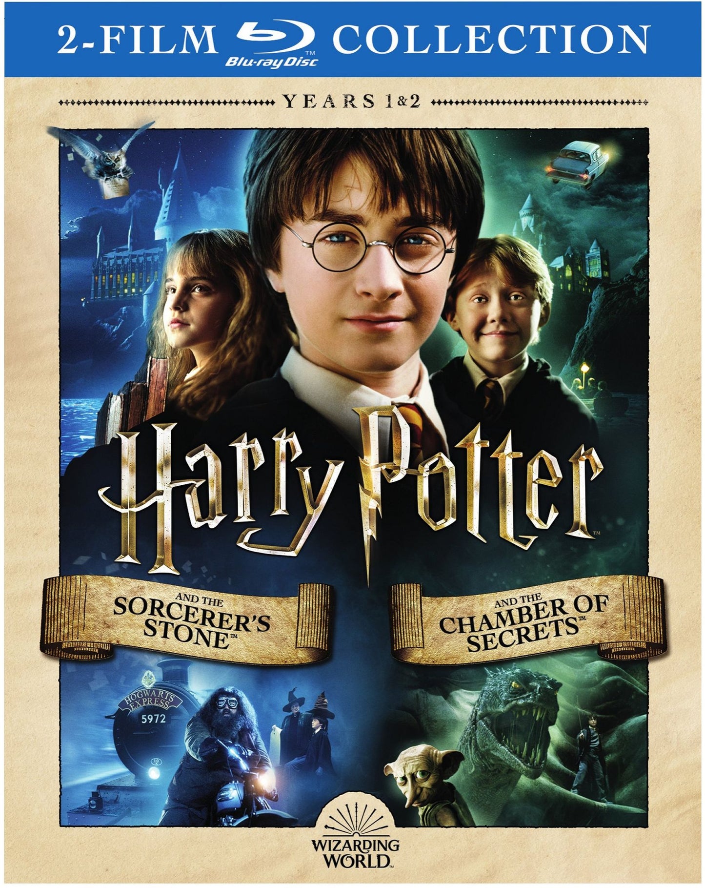 Harry Potter and the Sorcerer Stone/Harry Potter and the Chamber of Secrets [Blu-ray]
