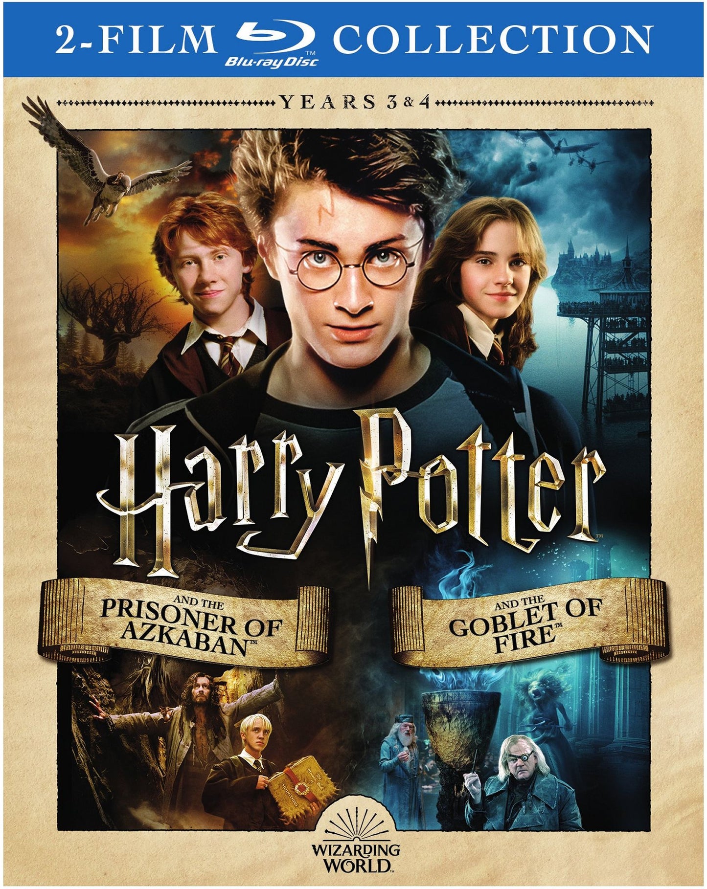 Harry Potter and the Prisoner of Azkaban/Harry Potter and the Goblet of Fire [Blu-ray]