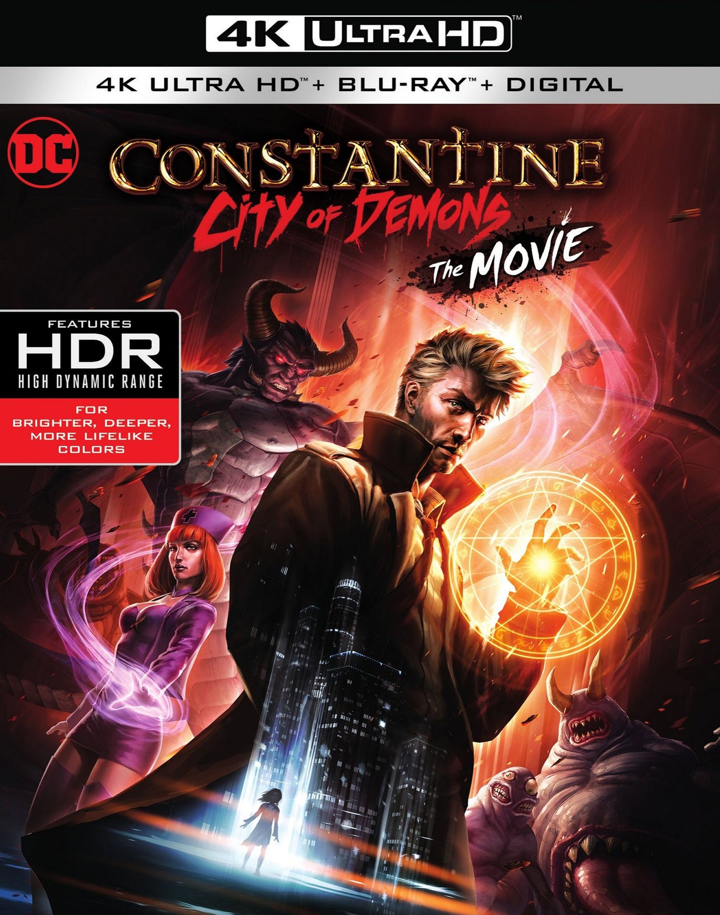 Constantine: City of Demons - The Movie [Includes Digital Copy] [4K Ultra HD Blu-ray/Blu-ray]