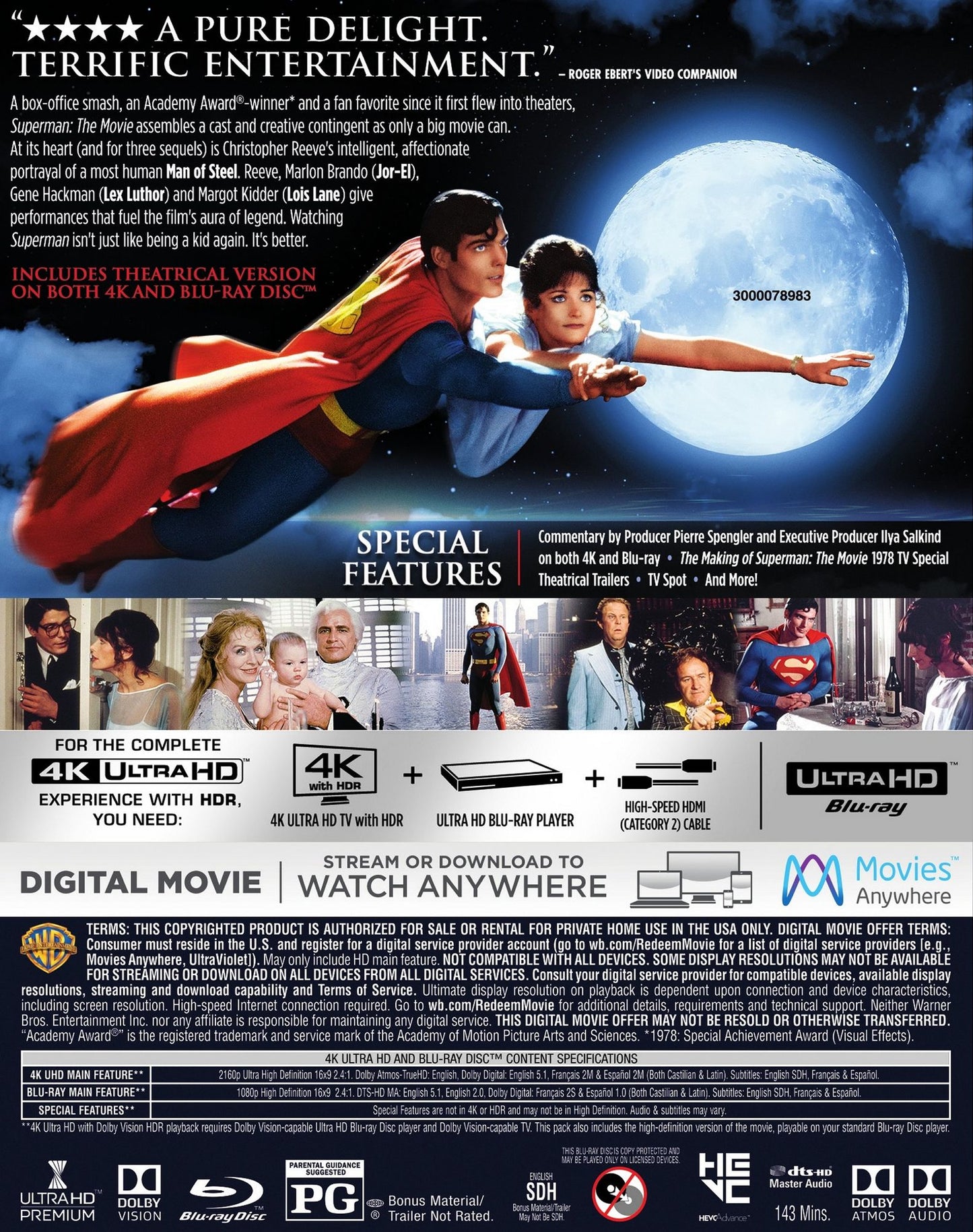 Superman: The Movie [4K Ultra HD Blu-ray/Blu-ray]