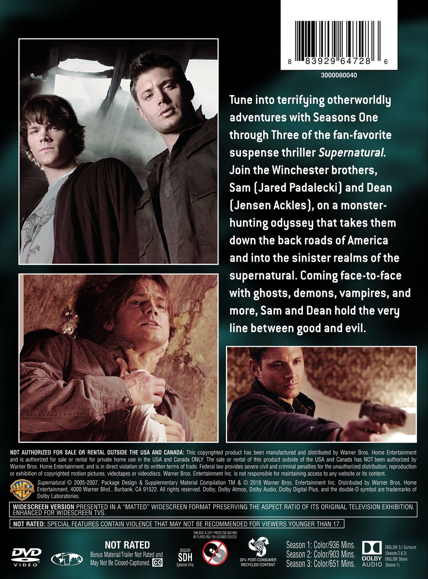 Supernatural: Seasons 1-3