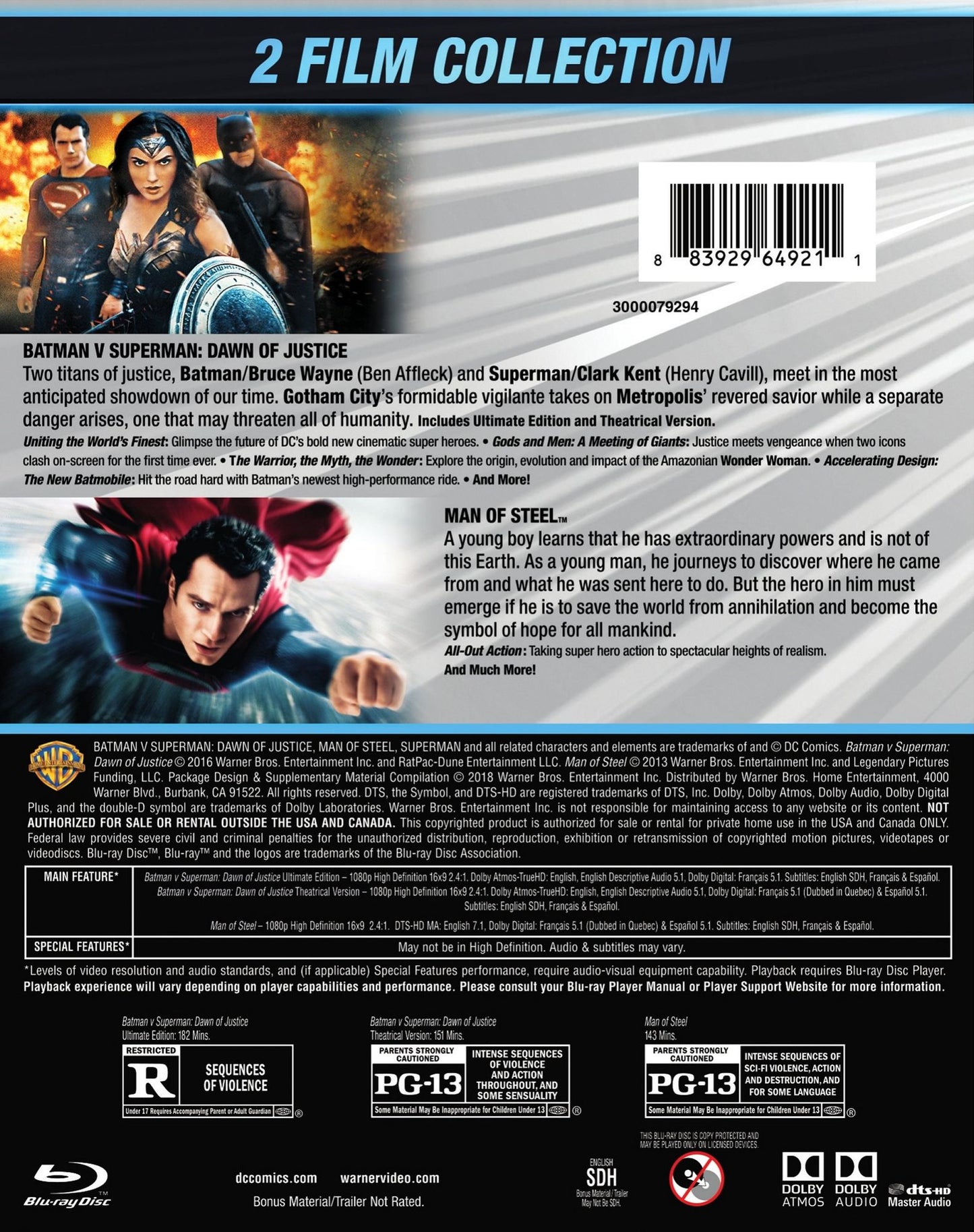 Batman V Superman: Dawn of Justice/Man of Steel