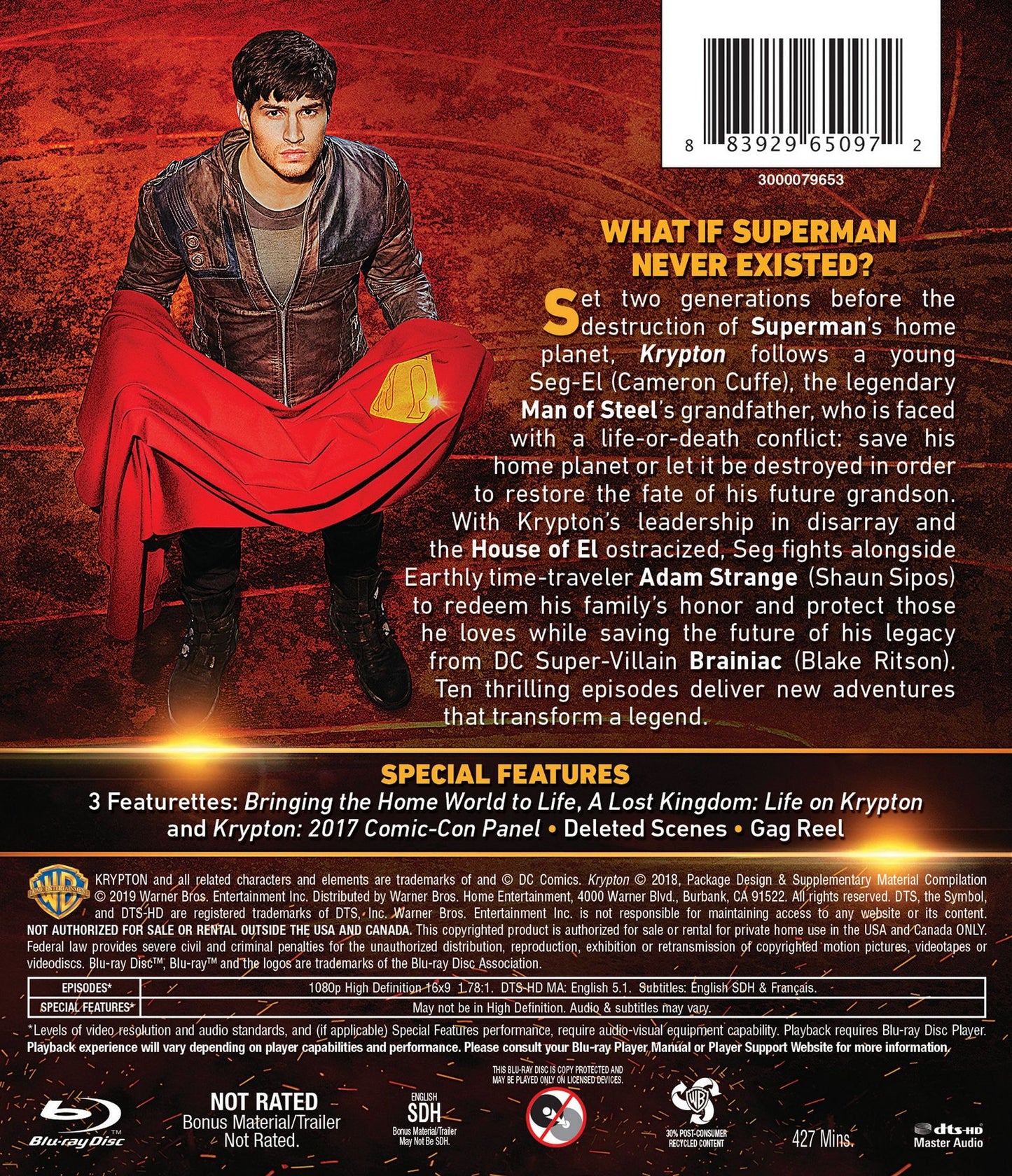 Krypton: The Complete First Season [Blu-ray]