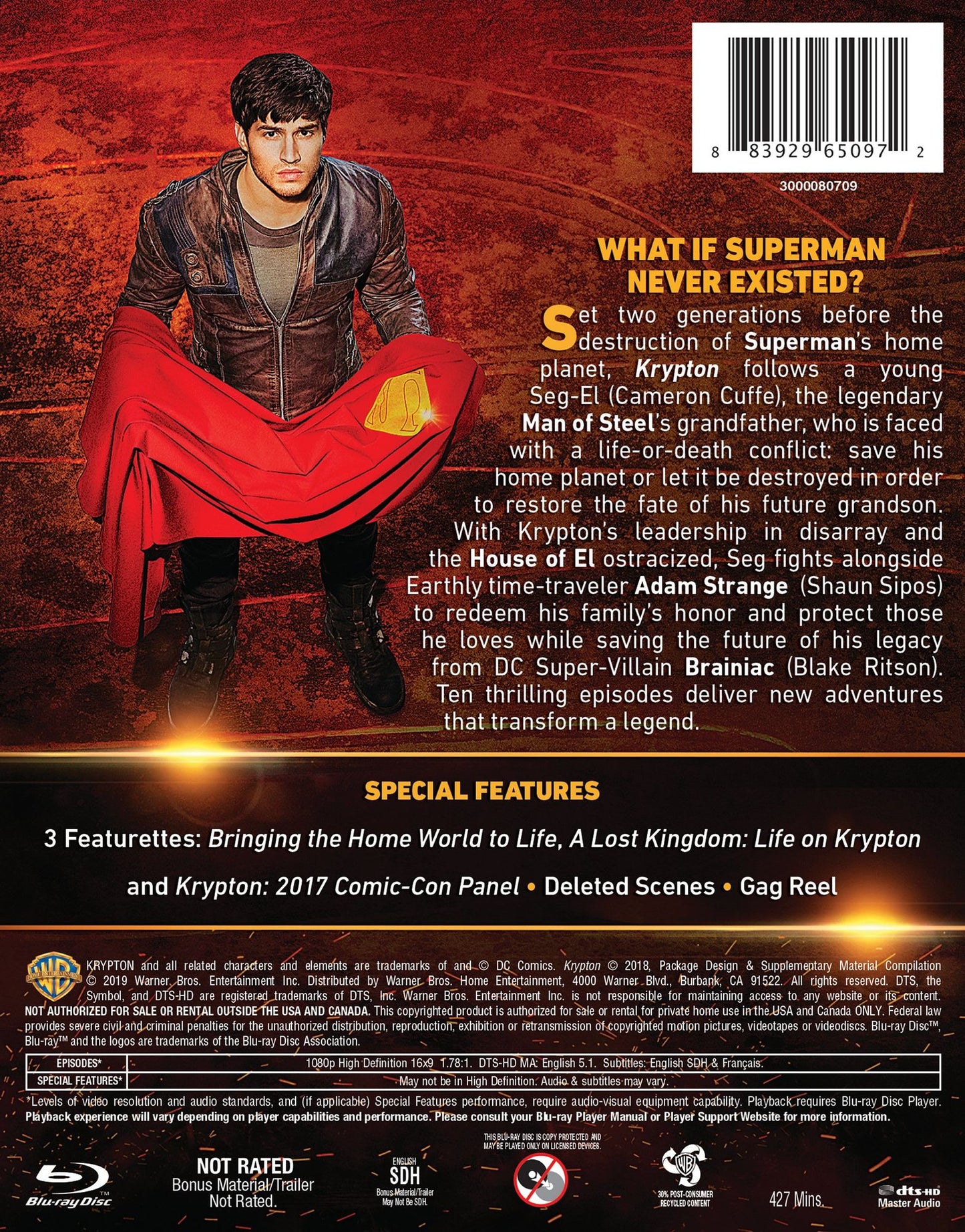 Krypton: The Complete First Season [Blu-ray]