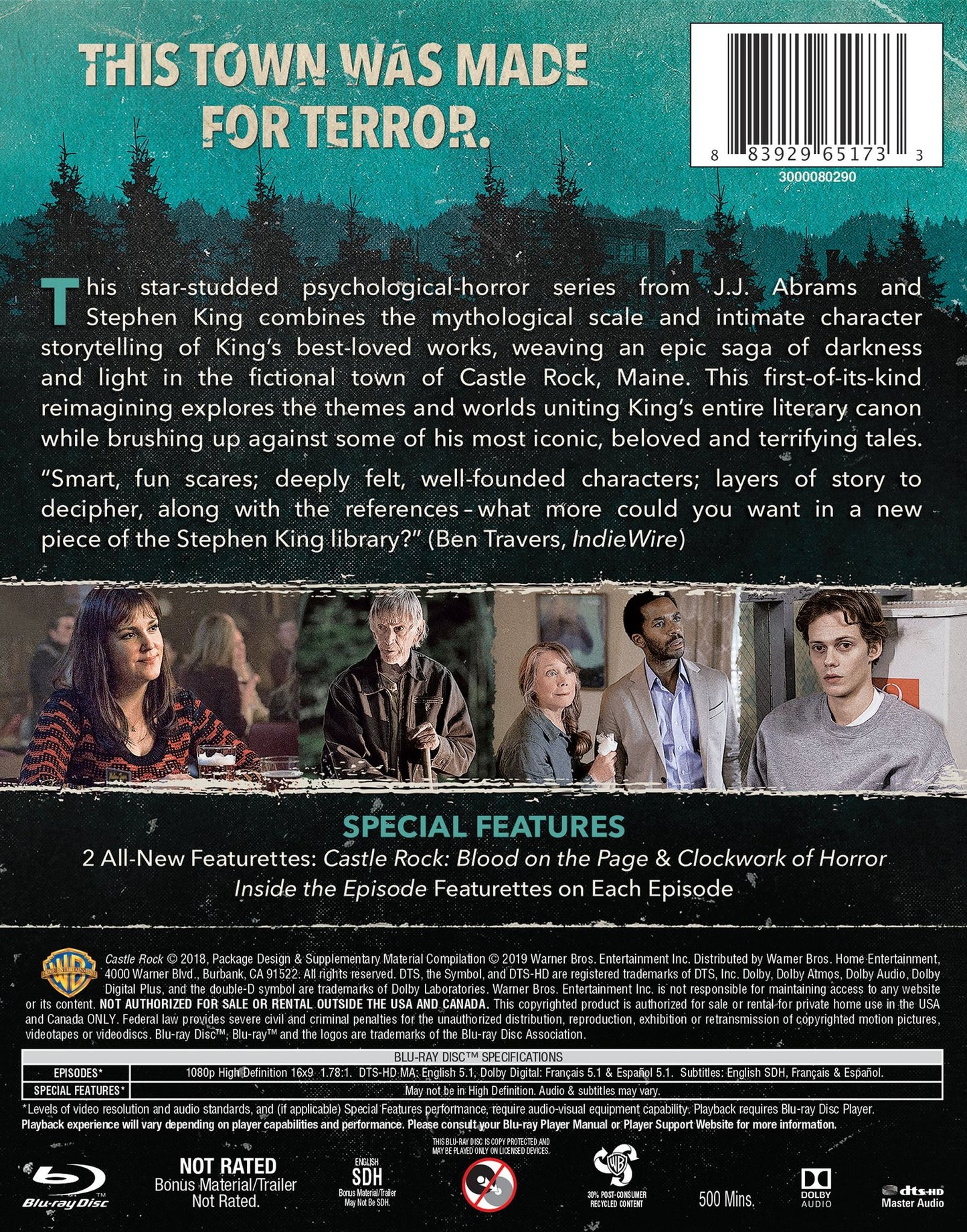 Castle Rock: The Complete First Season [Blu-ray]