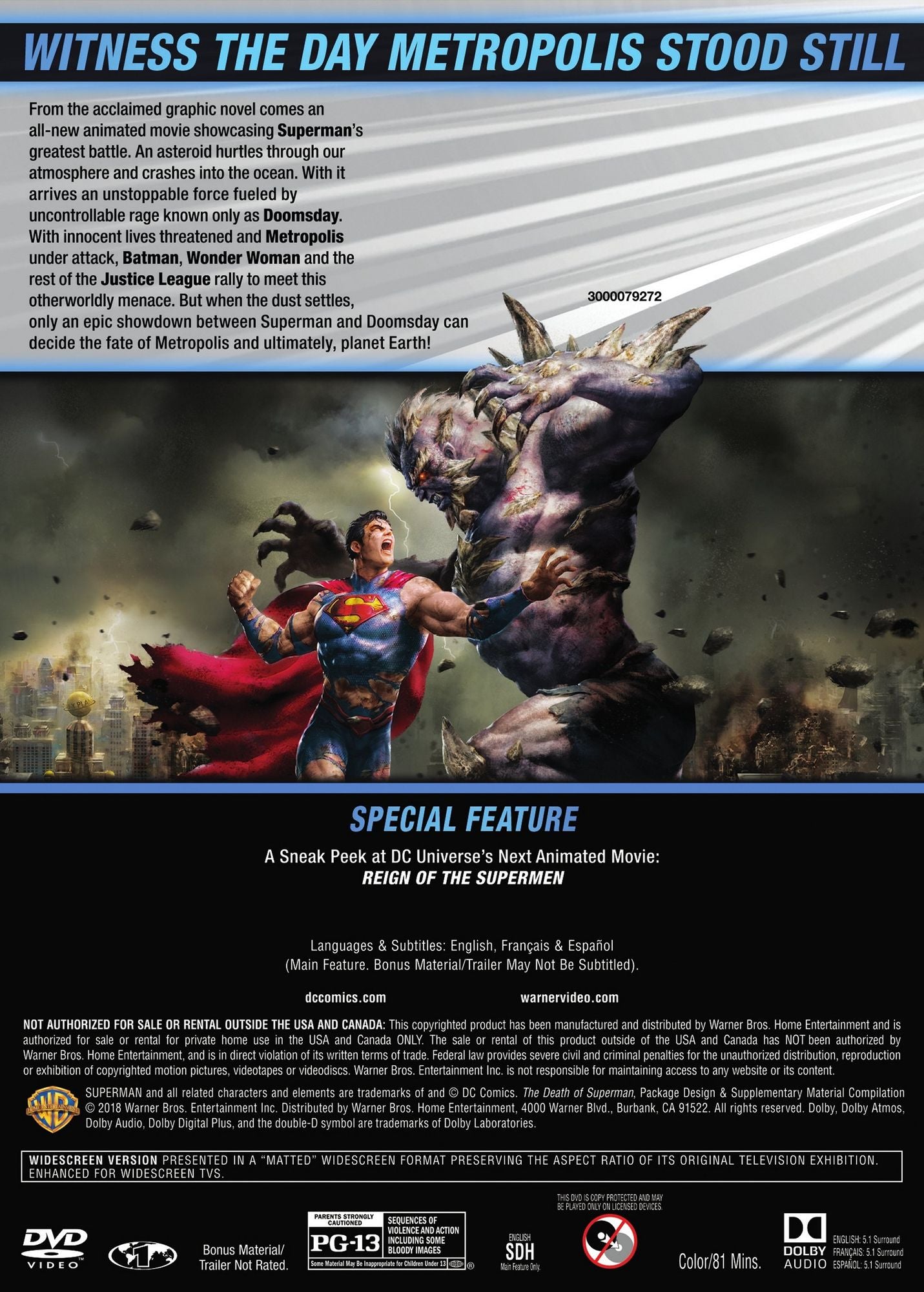 Dcu: Death Of Superman