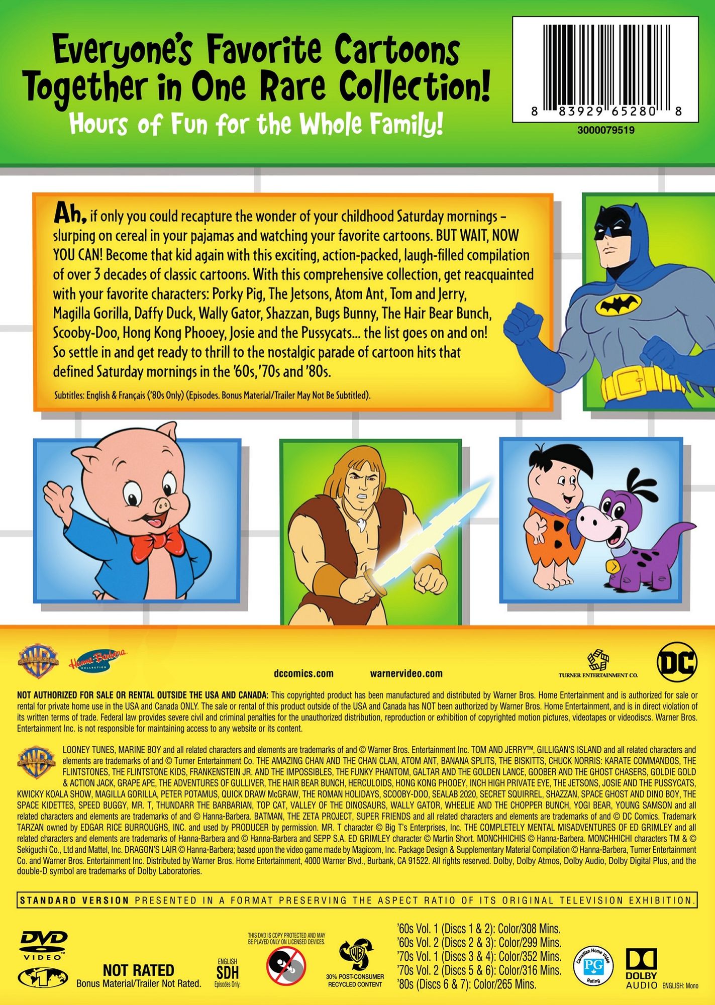 Saturday Morning Cartoons: 1960s-1980s Collection