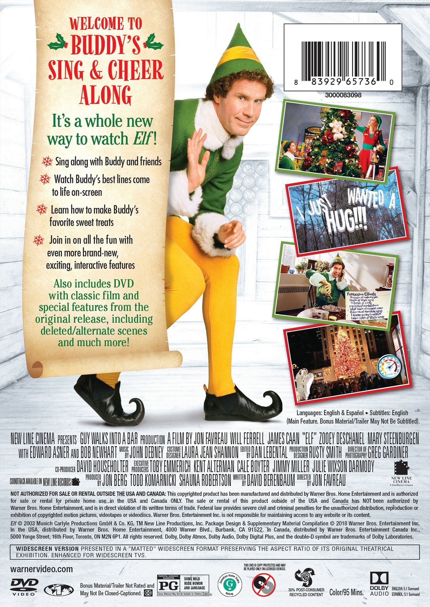 Elf: Buddy's Sing and Cheer Along Edition