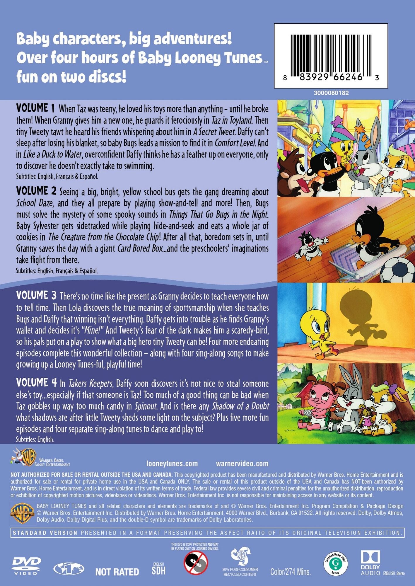 4 Kid Favorites: Baby Looney Tunes