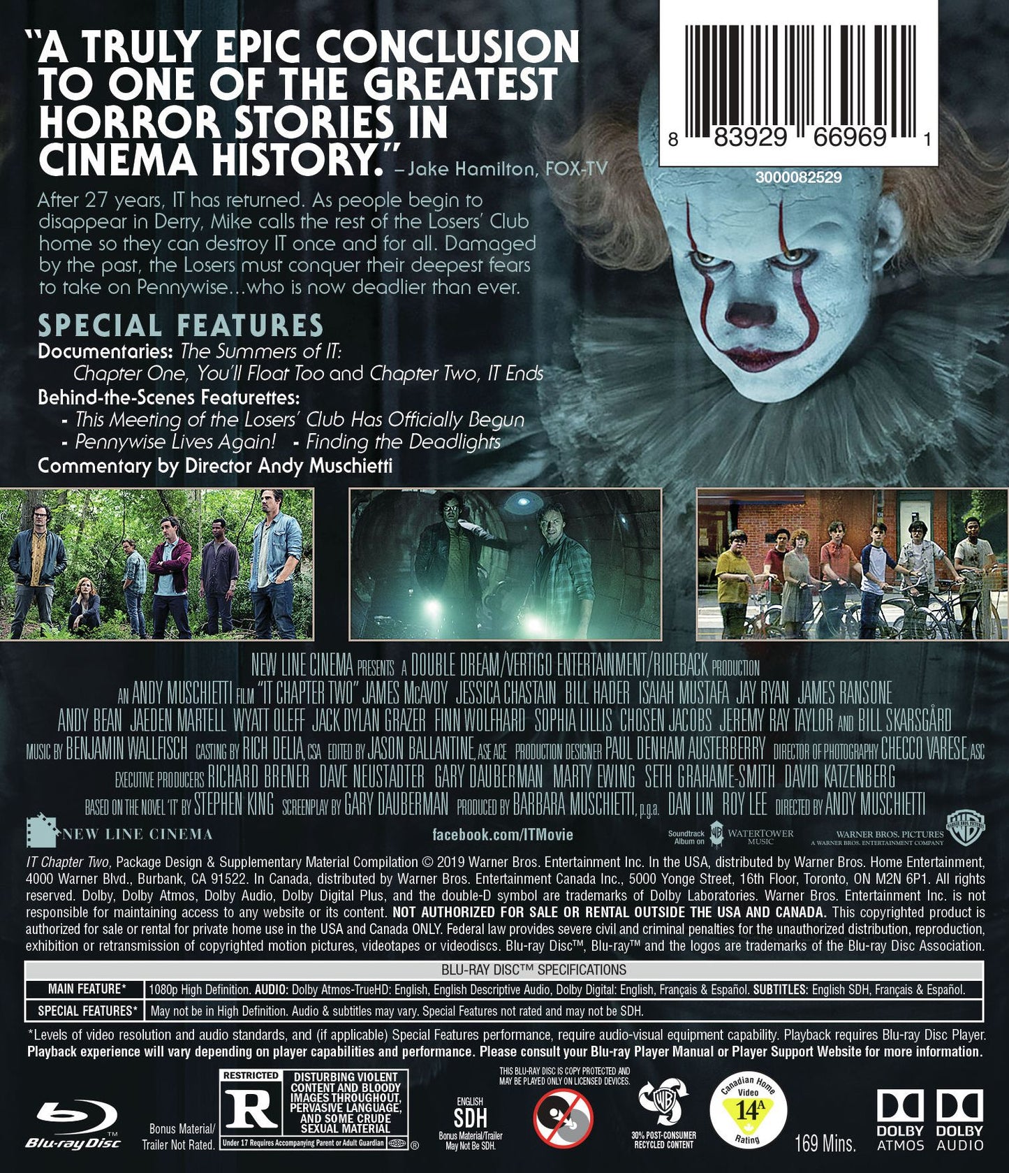It: Chapter Two [Blu-ray]