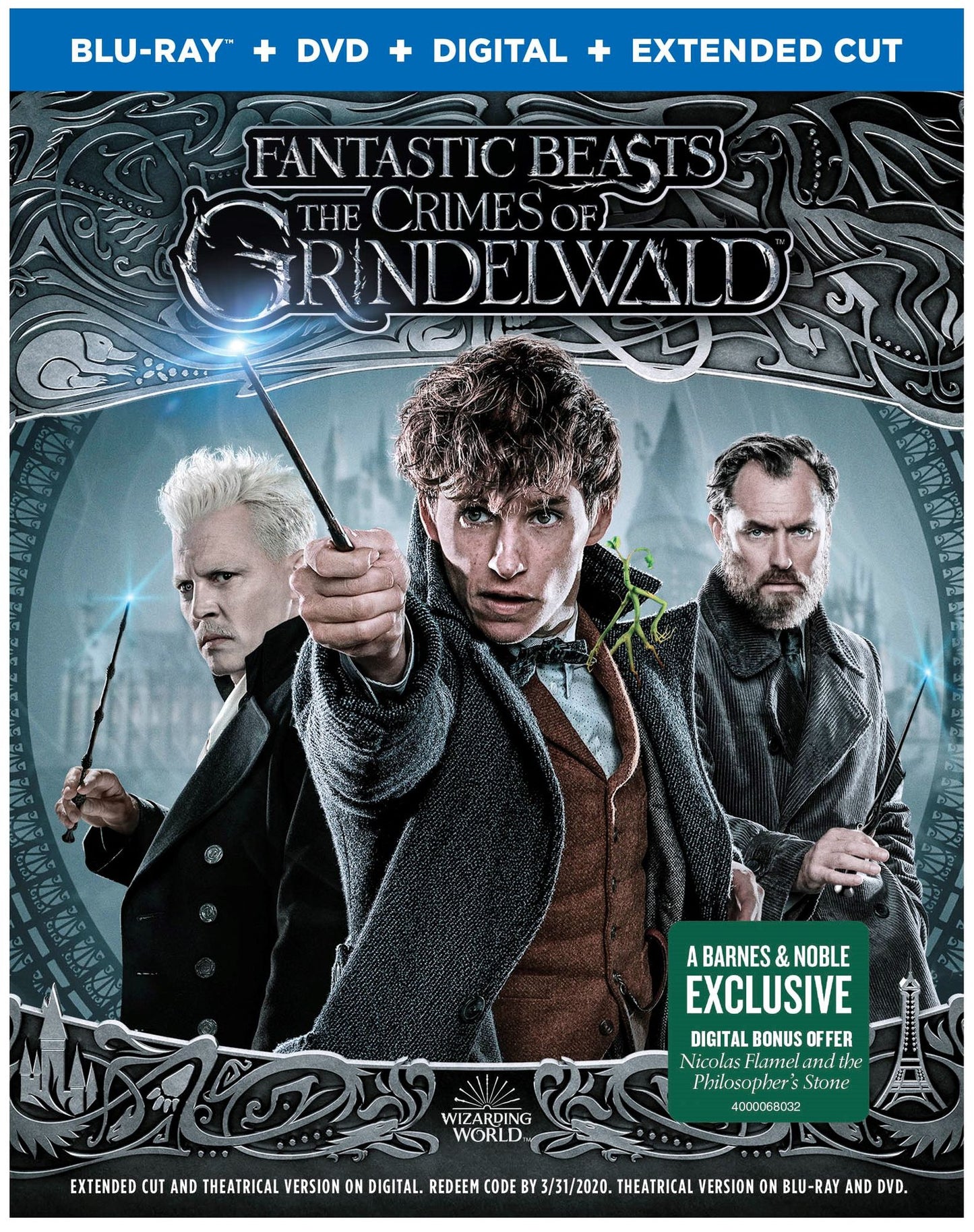 Fantastic Beasts: The Crimes of Grindelwald [Barnes & Noble Exclusive] [Blu-ray/DVD]