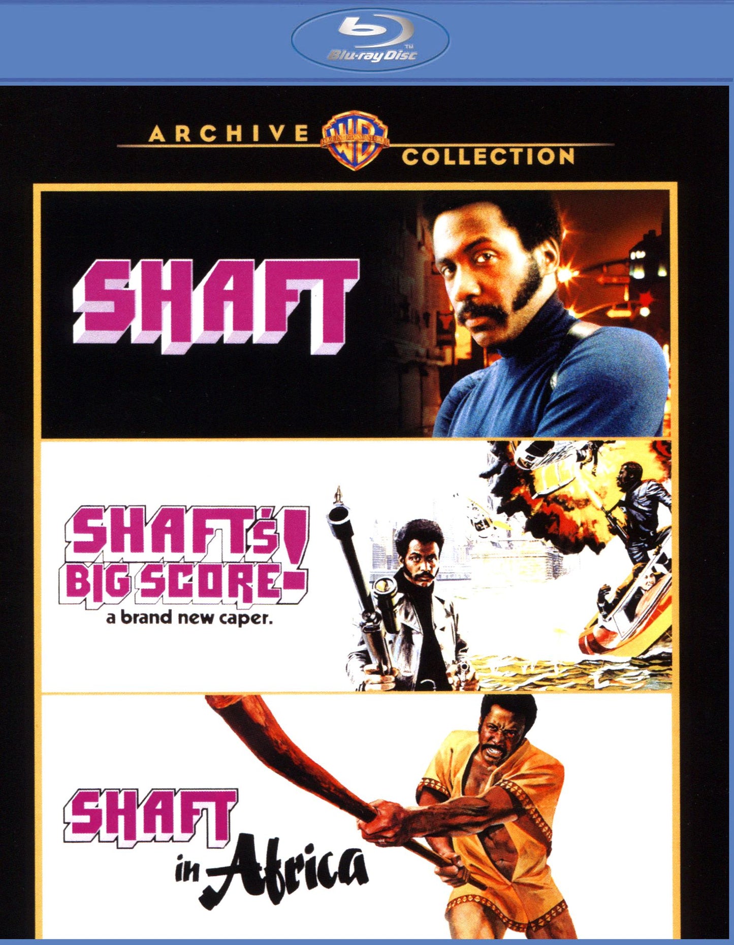 Shaft Triple Feature [Blu-ray] [3 Discs]