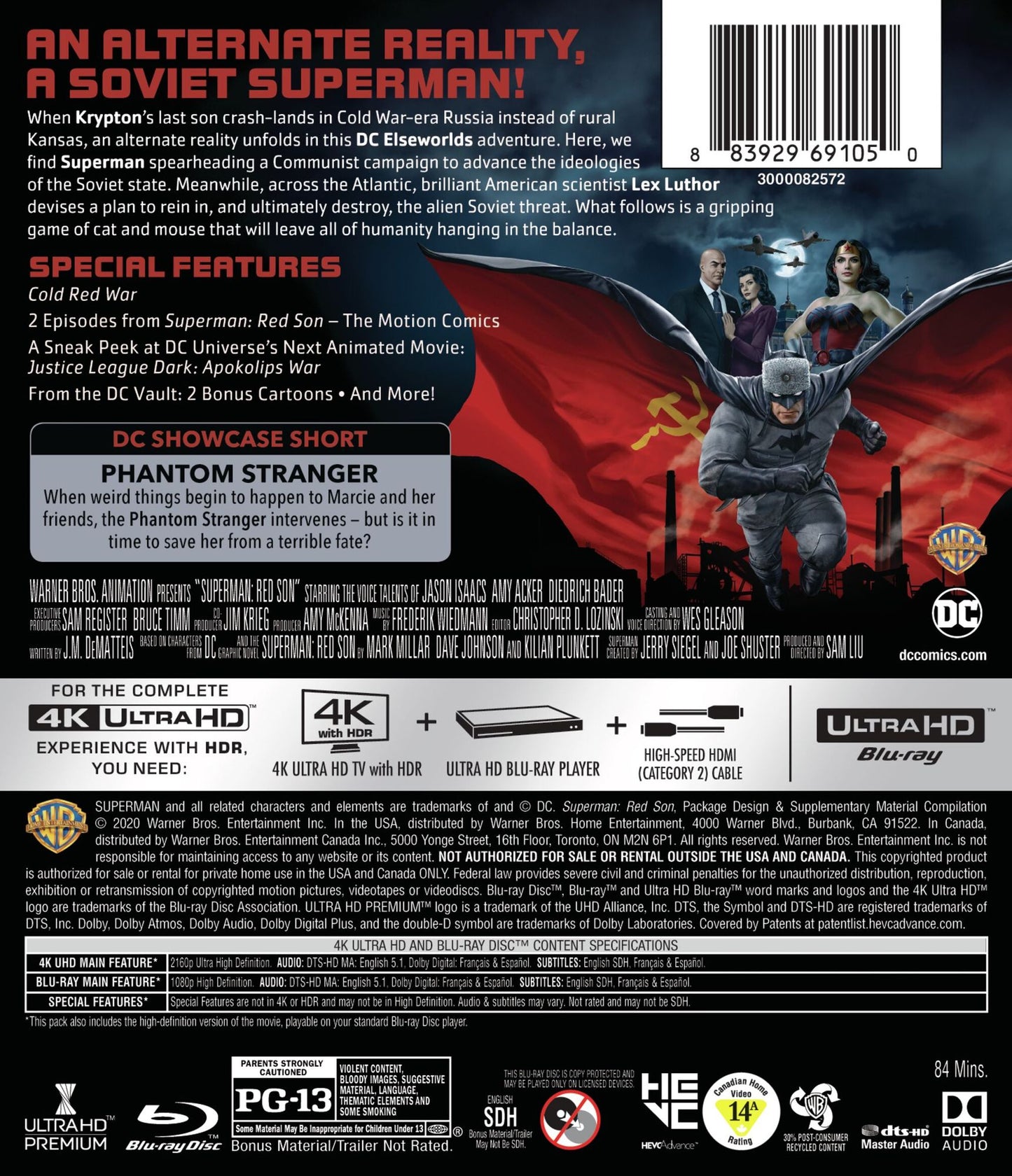 Superman: Red Son [4K Ultra HD Blu-ray/Blu-ray]