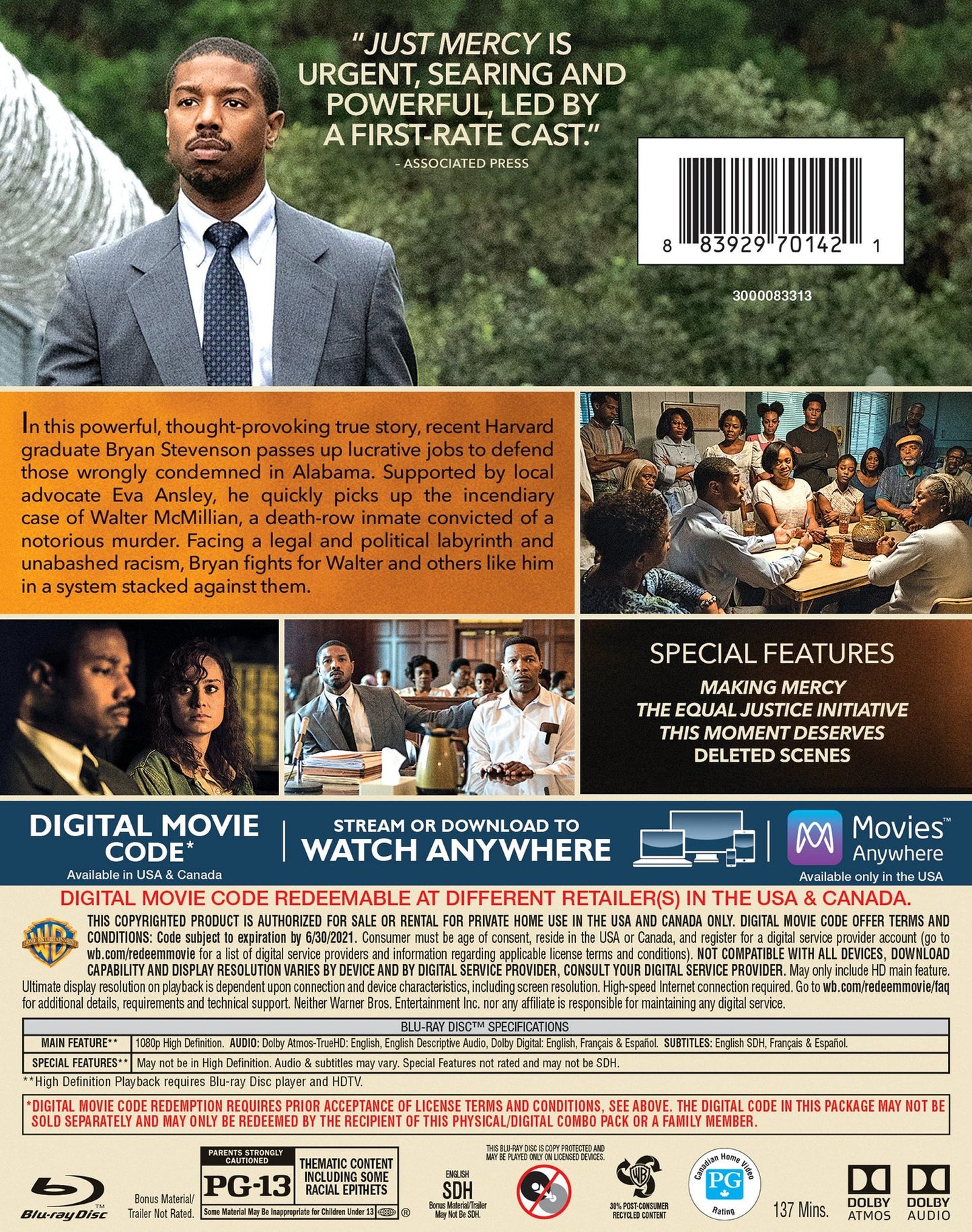 Just Mercy [Blu-ray]