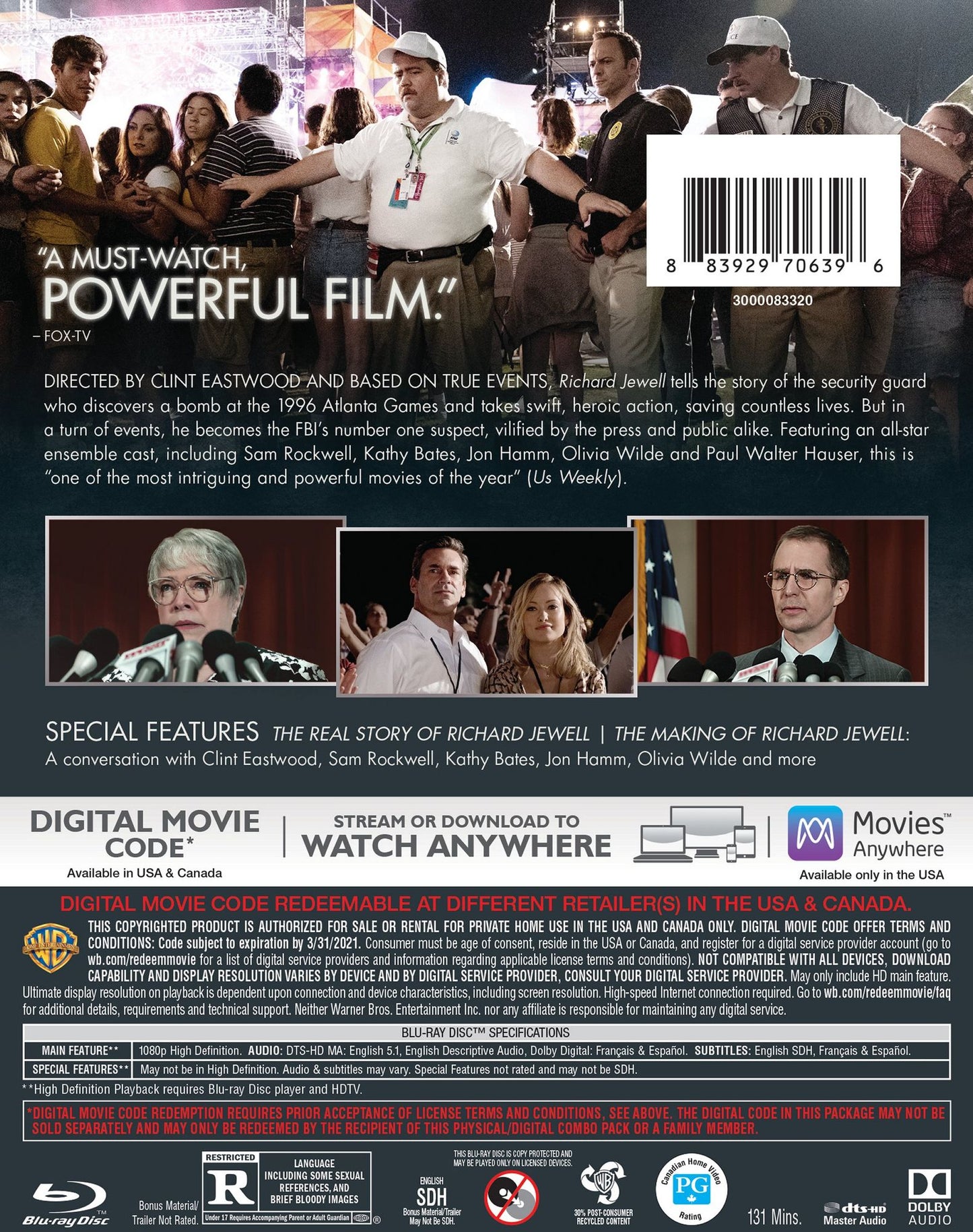 Richard Jewell [Blu-ray]