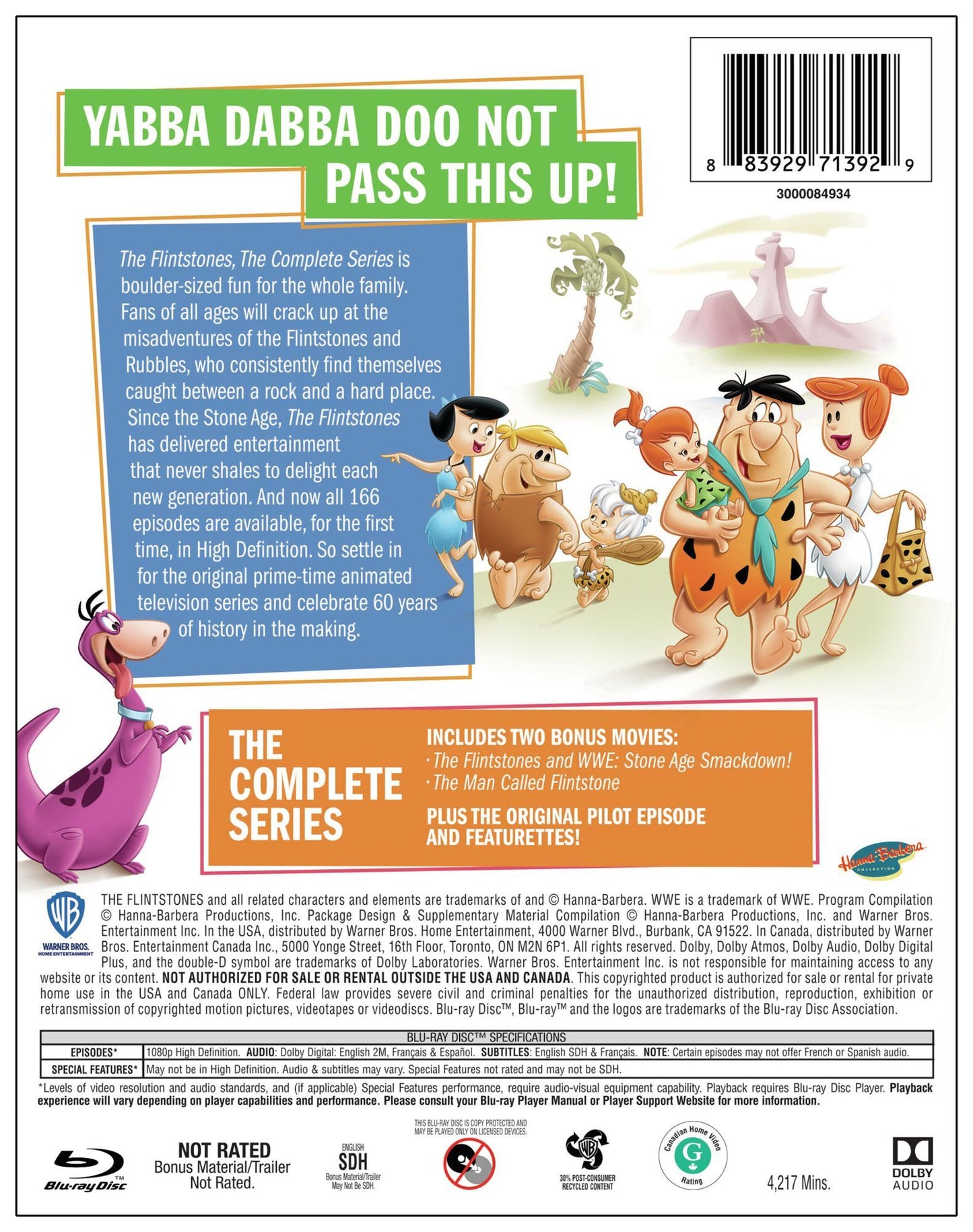 The Flintstones: The Complete Series [Blu-ray] [10 Discs]