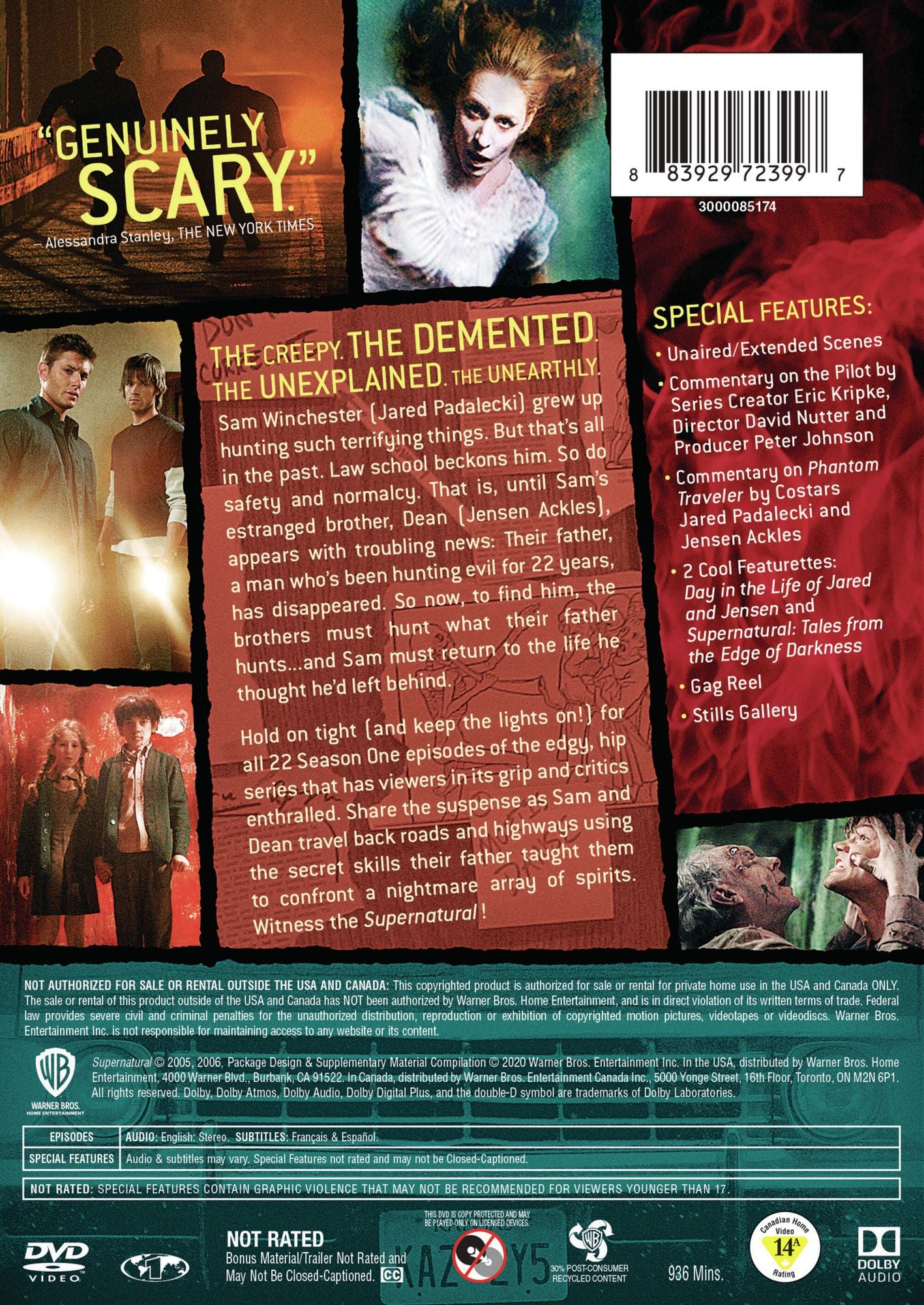 Supernatural: First Season [6 Discs]
