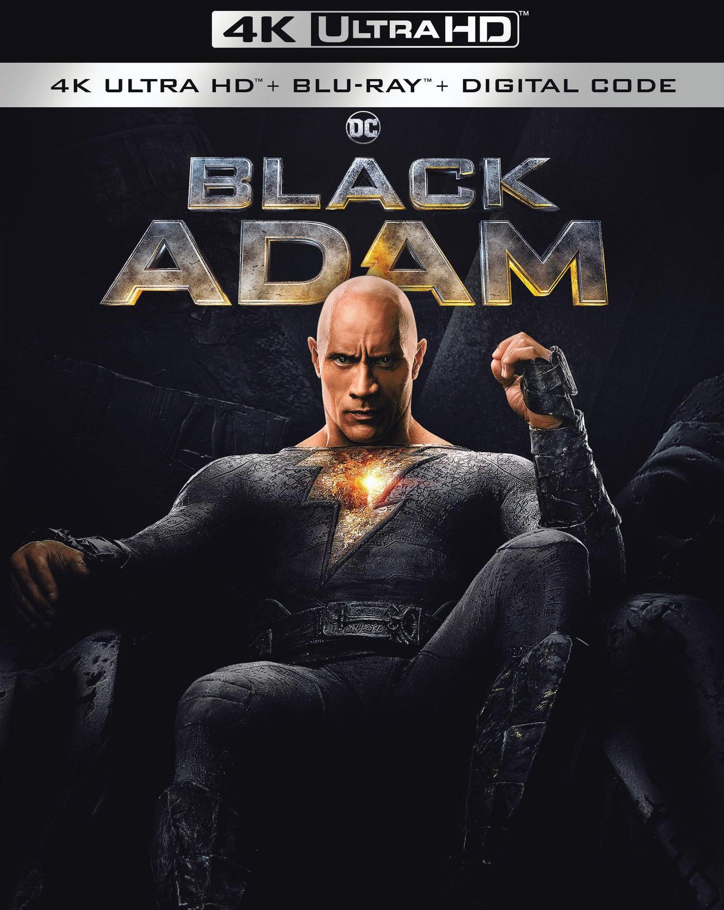 Black Adam [Includes Digital Copy] [4K Ultra HD Blu-ray/Blu-ray]]