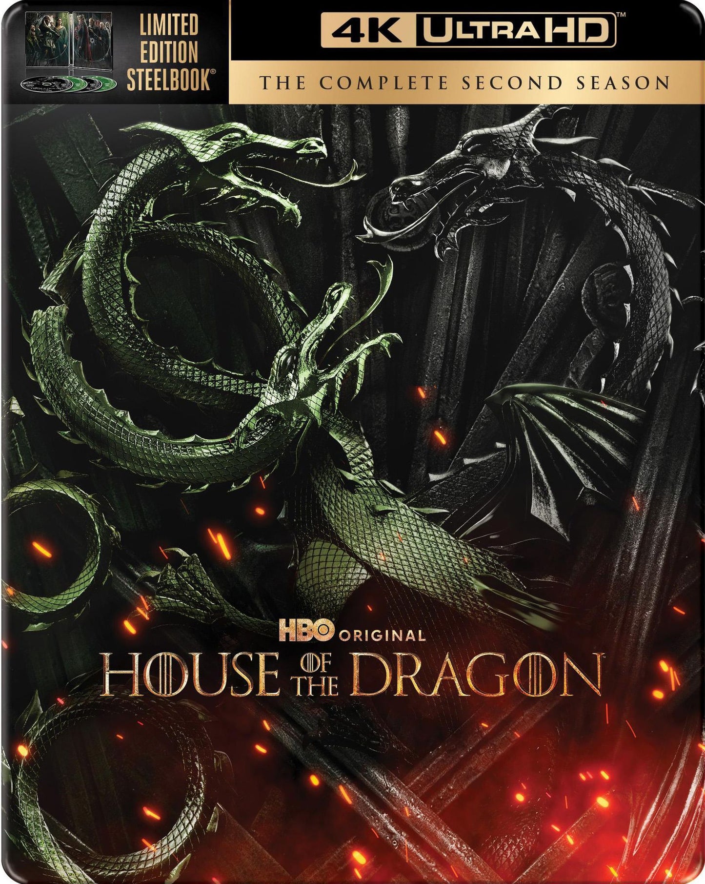 House Of The Dragon: Complete Second Season (4K) (Steelbook)