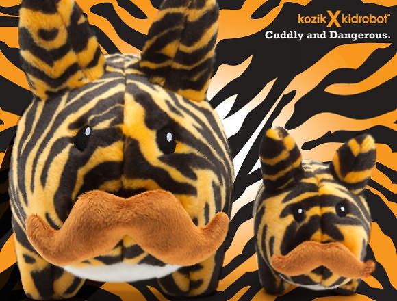 Stache Labbit 7 Inch Plush, Tiger Edition