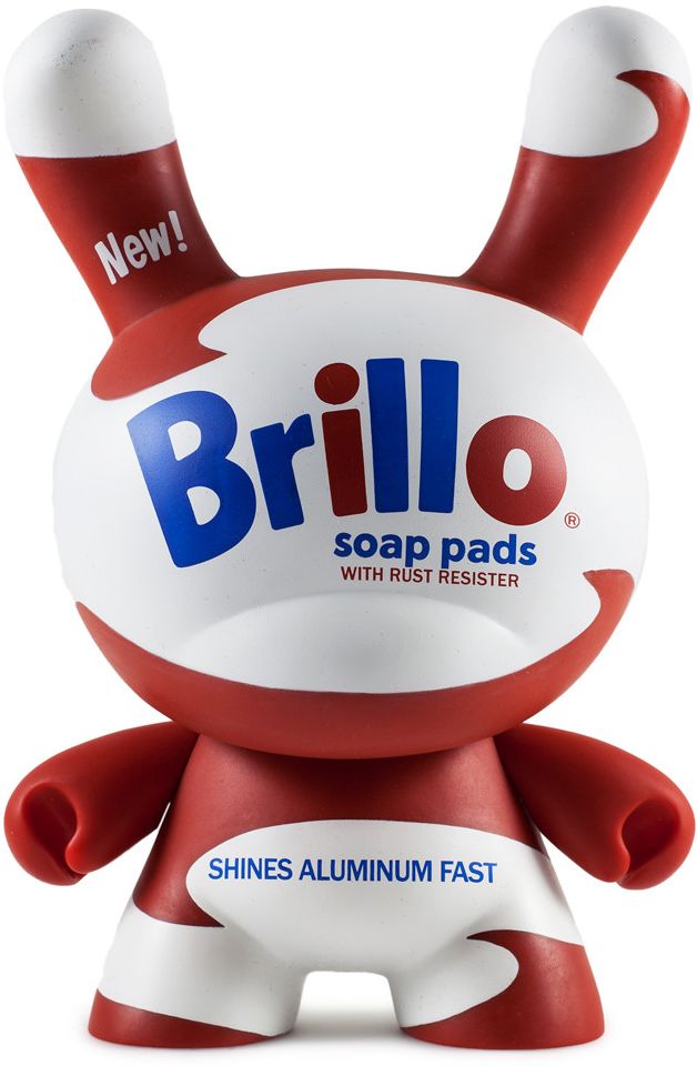 8'' Warhol Dunny Masterpiece 1-Brillo White