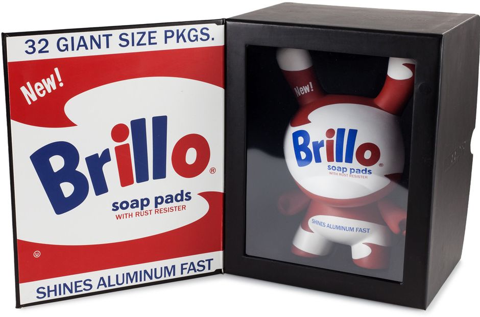 8'' Warhol Dunny Masterpiece 1-Brillo White