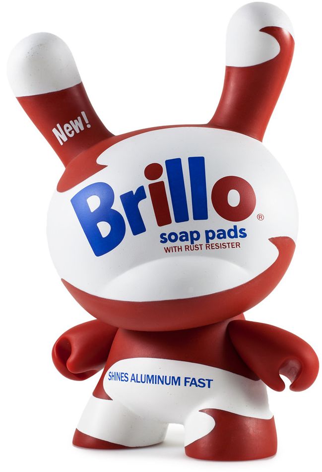 8'' Warhol Dunny Masterpiece 1-Brillo White
