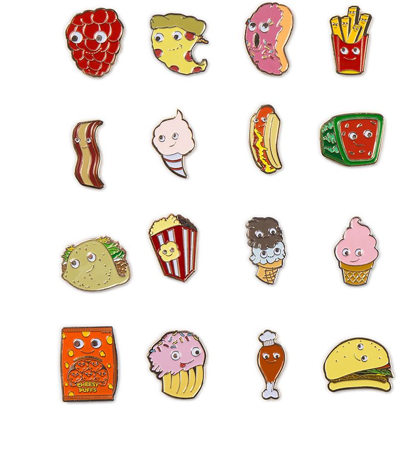 Yummy World Enamel Pin Series