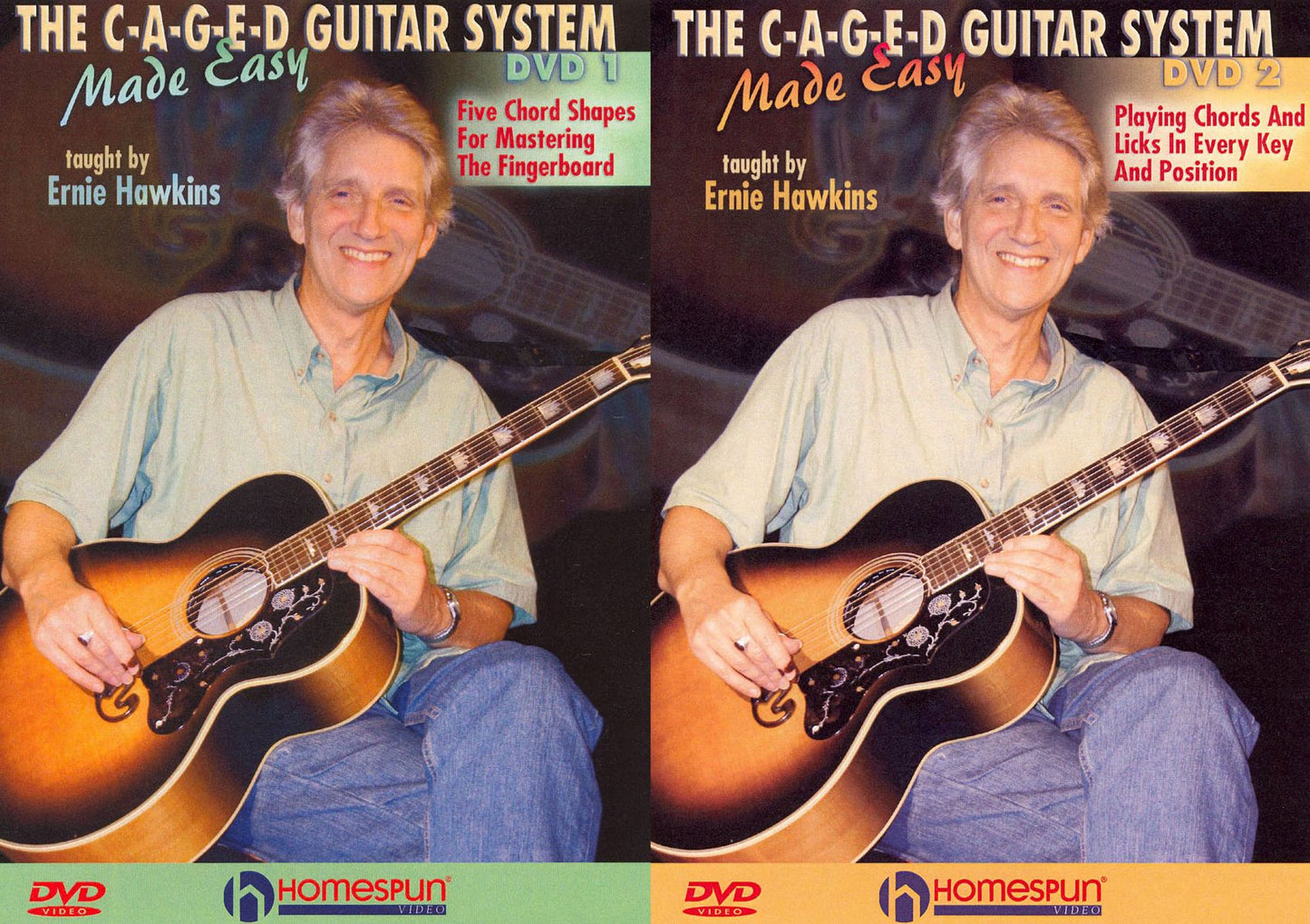 Ernie Hawkins: CAGED Guitar System Made Easy 1 and 2 [2 Discs]